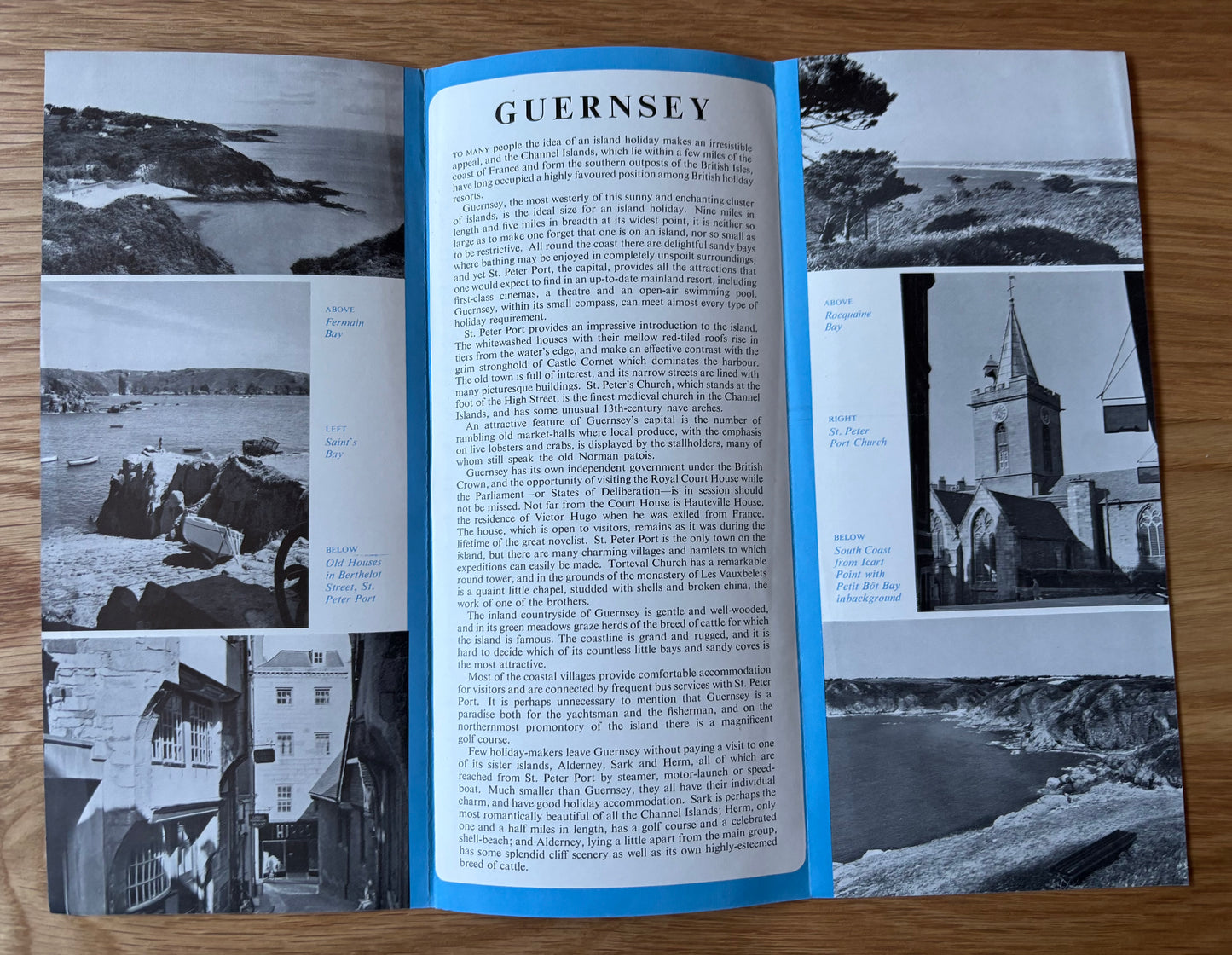 1950's GUERNSEY Come To Britain Leaflet No 3D CHANNEL ISLANDS
