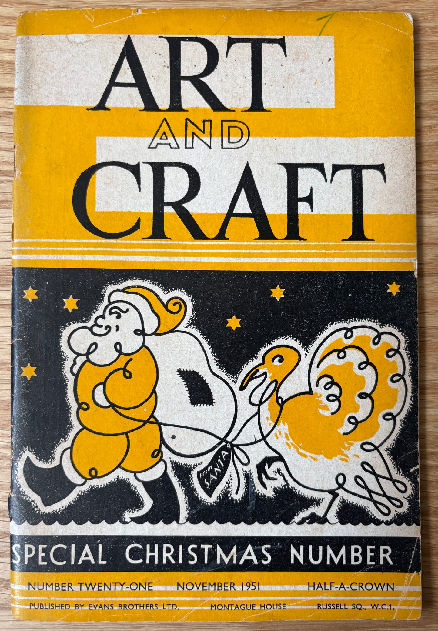 ART AND CRAFT MAGAZINE 1951 Special Christmas Number CHILD EDUCATION