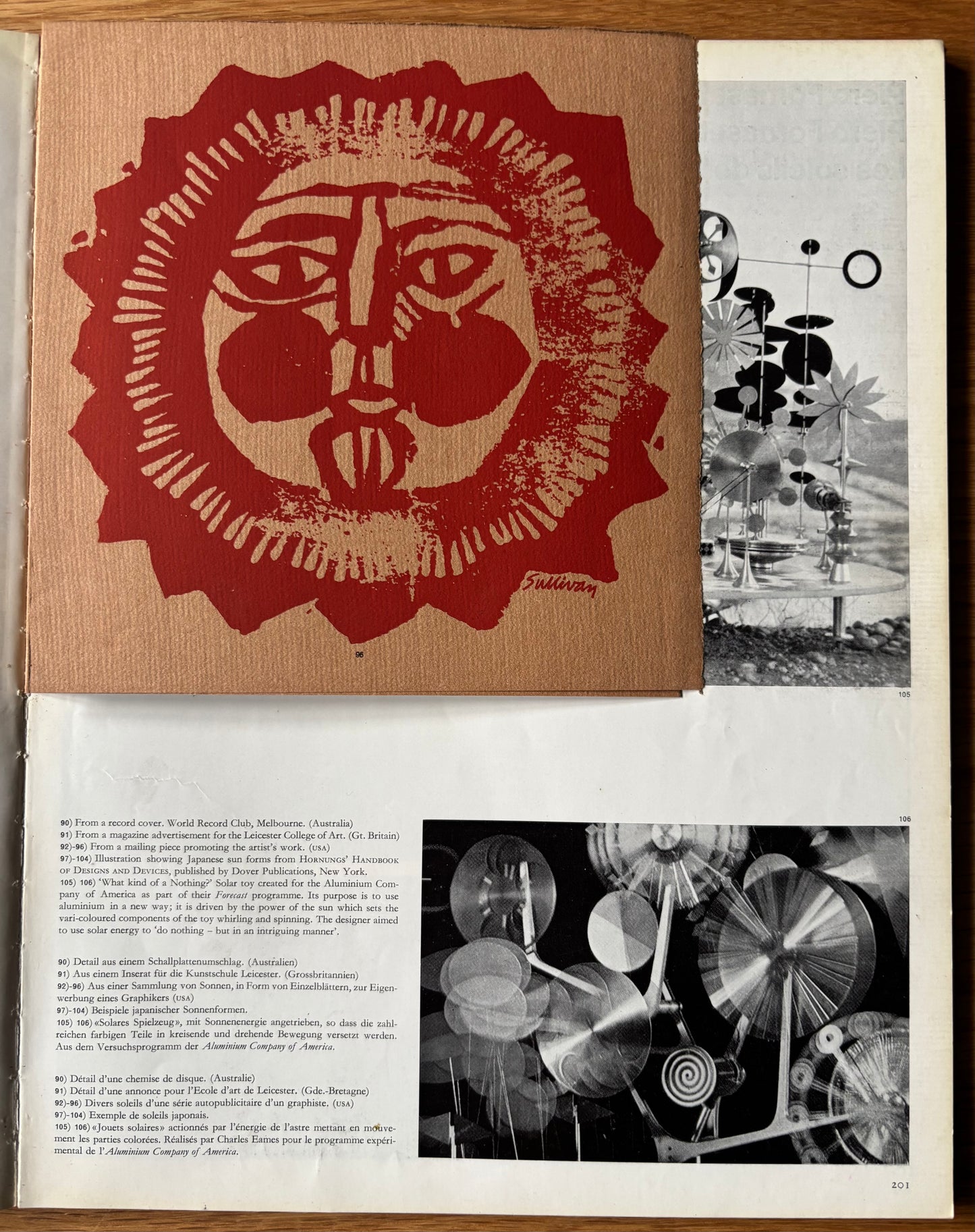 Antonio Frasconi GRAPHIS No 100 1962 MAGAZINE SUN Robert Sullivan
