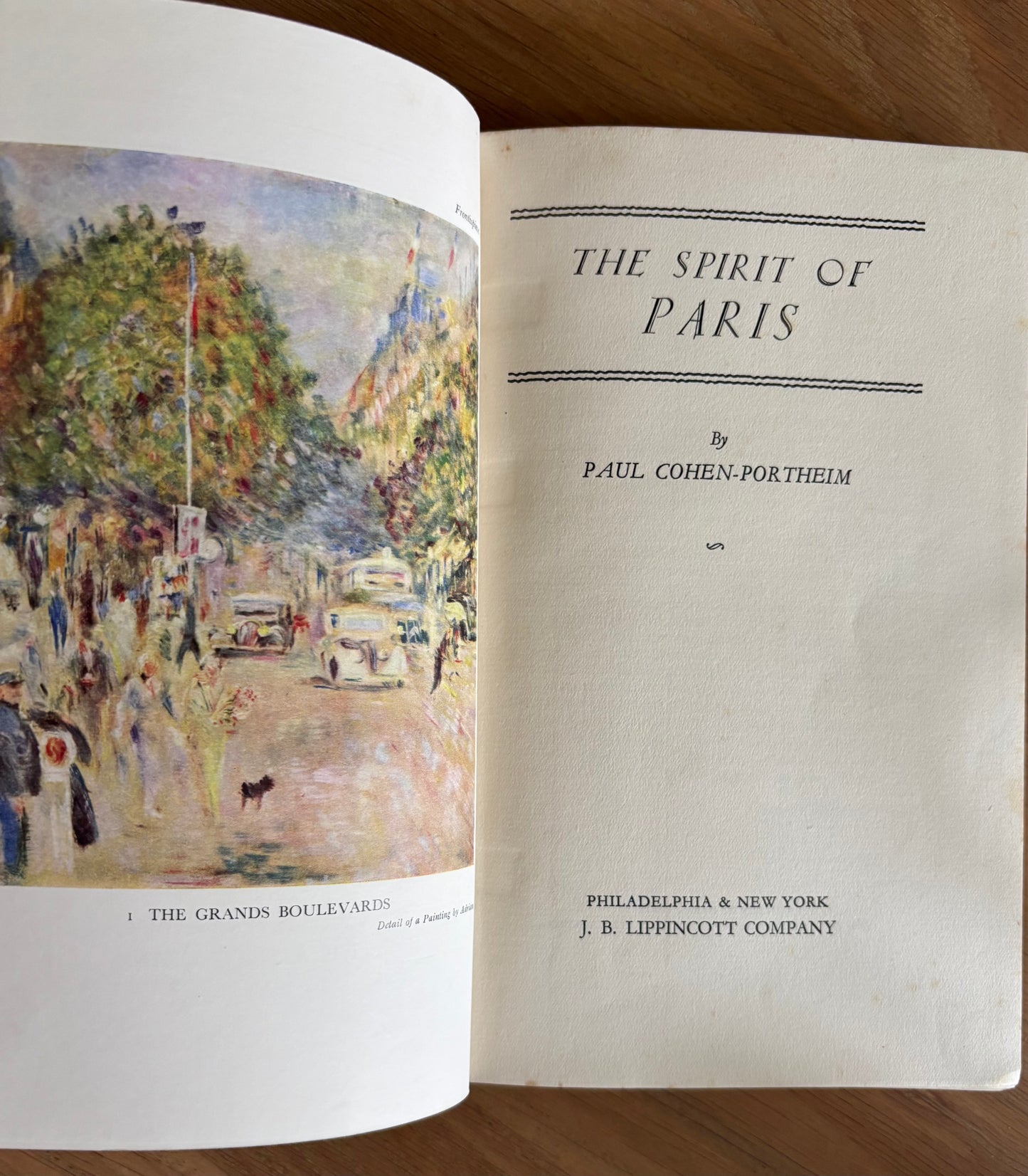 Cecil Beaton THE SPIRIT OF PARIS 1937 1st Ed DJ P Cohen Portheim  B T BATSFORD