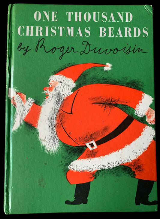Roger Duvoisin ONE THOUSAND CHRISTMAS BEARDS 1978 2nd Imp SANTA CLAUS STORY