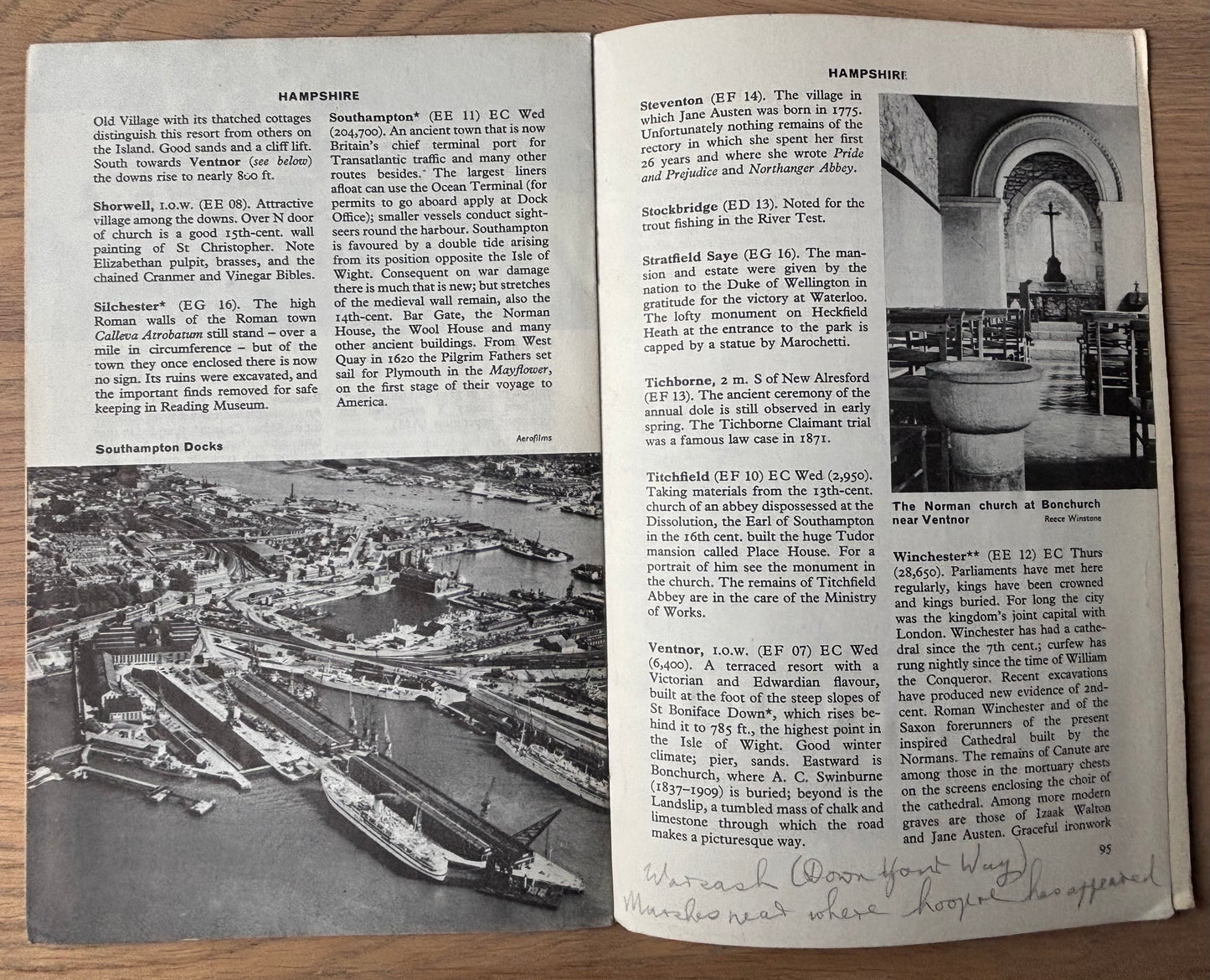 Keith Shackleton HAMPSHIRE SHELL SHILLING GUIDE 1963 Illustrated ISLE OF WIGHT