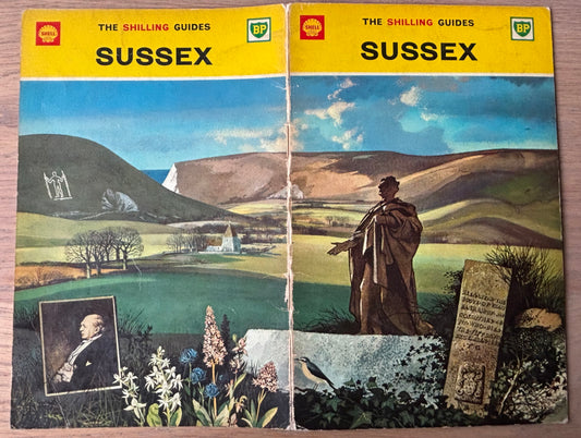 Rowland Hilder SUSSEX SHELL SHILLING GUIDE 1963 Illustrated