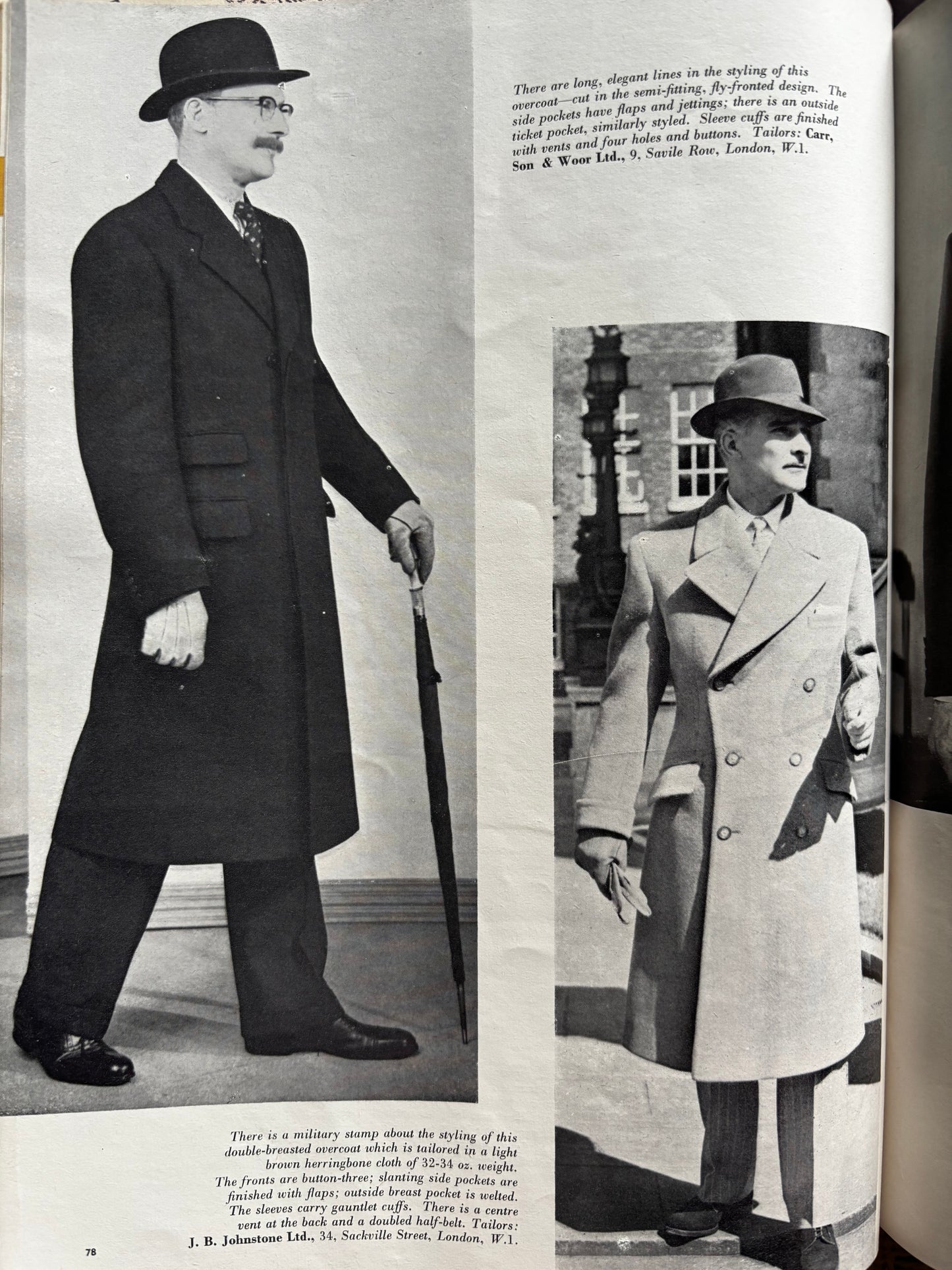 1950’s MAN ABOUT TOWN Magazine Winter 1957 Men’s Style Tailoring VINTAGE