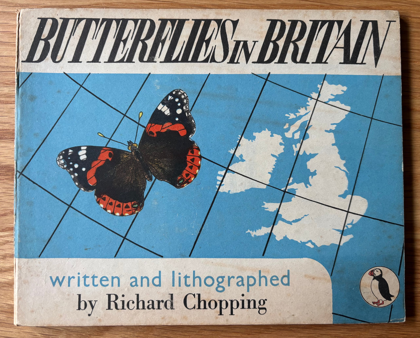 Richard Chopping BUTTERFLIES IN BRITAIN HB Puffin Picture Book ILLUSTRATED NATURE
