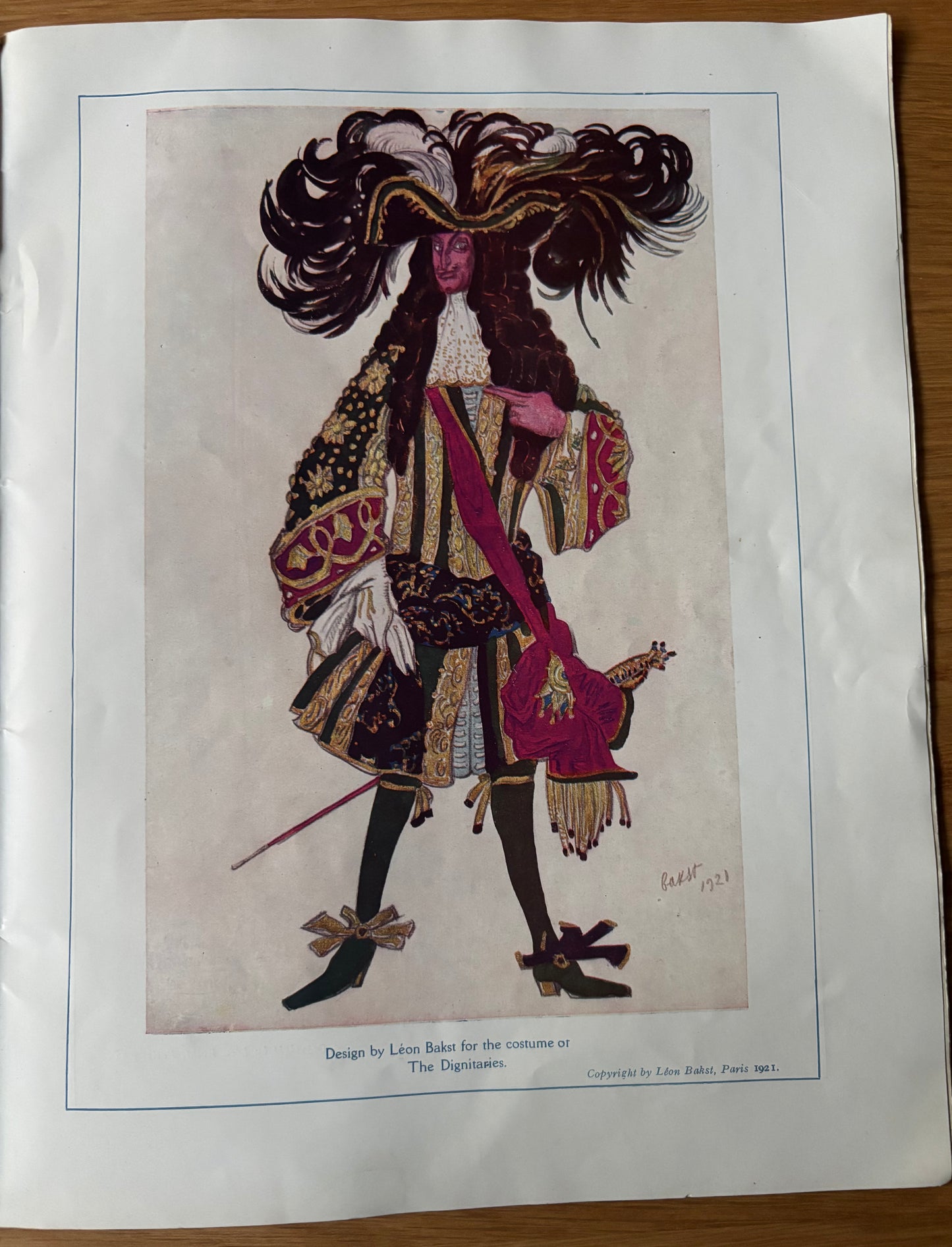 1920's LEON BAKST SLEEPING BEAUTY Ballet Programme 1921 ALHAMBRA THEATRE BEAUTY London