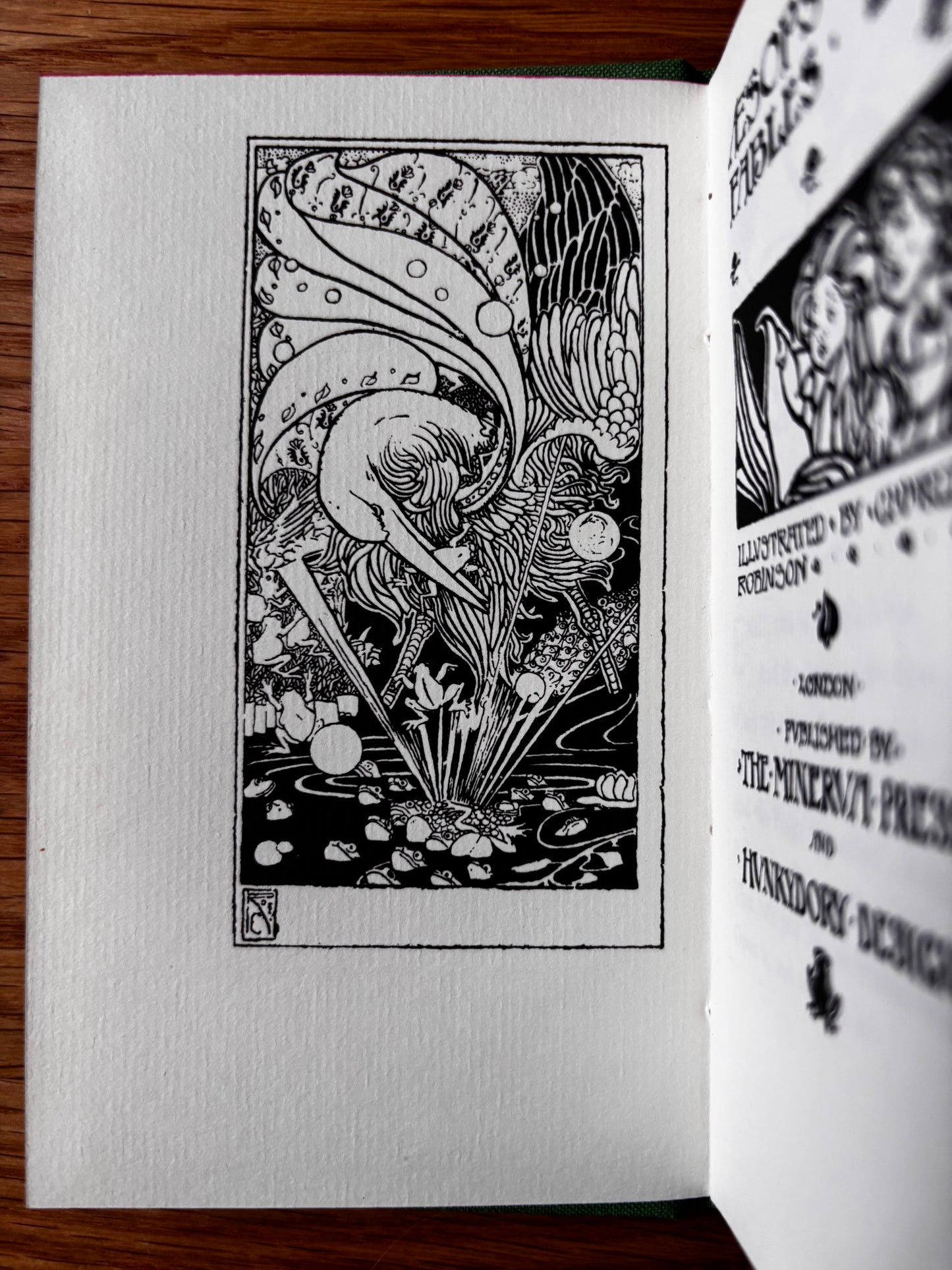 Charles Robinson AESOP’S FABLES Hunky Dory Designs & Original 70’s ZINC PLATES