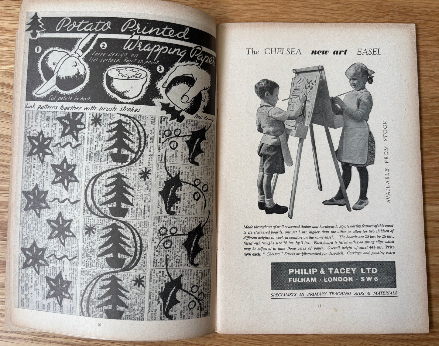 ART AND CRAFT MAGAZINE 1951 Special Christmas Number CHILD EDUCATION