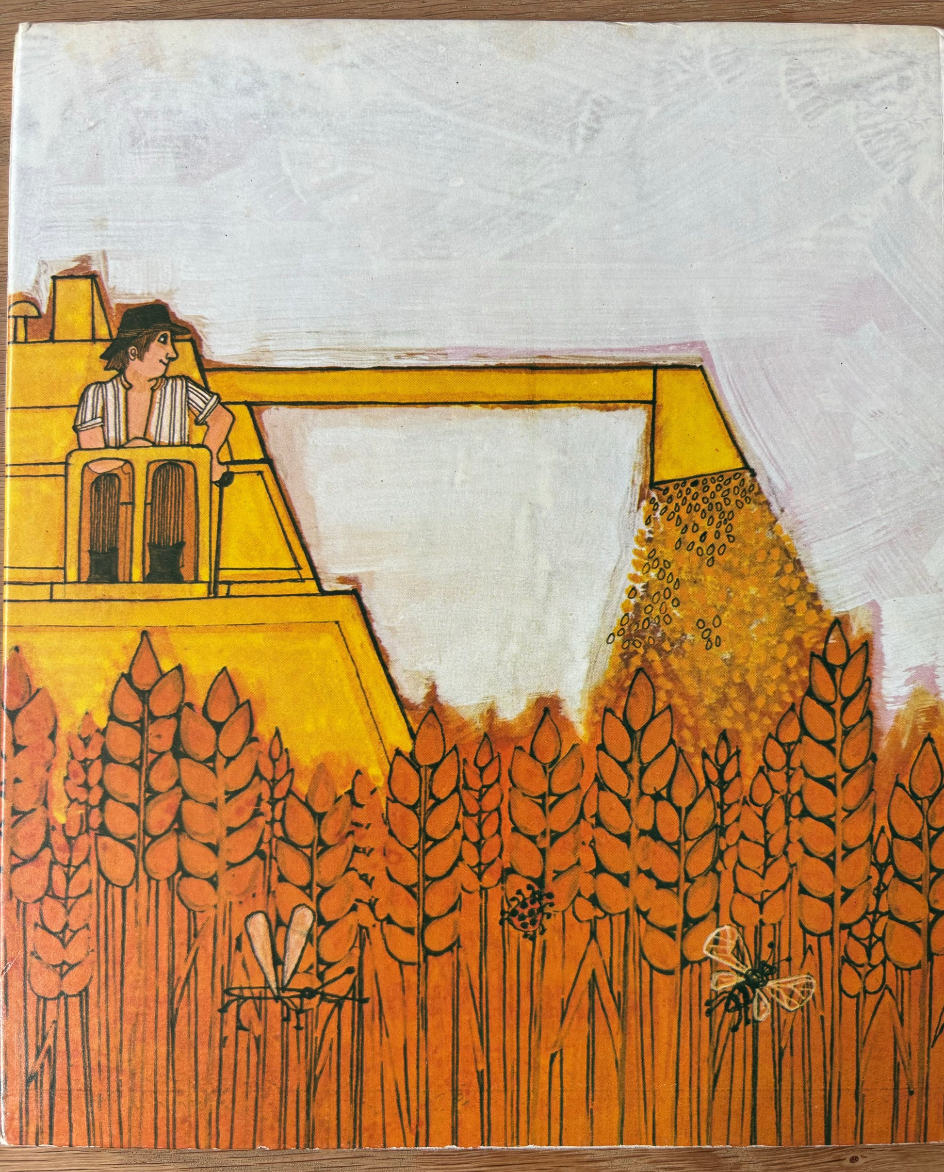 Joan Hickson FARMER BARNES AND THE HARVEST DOLL 1977 DJ 1st Ed John Cunliffe Andre Deutsch - transpontinebooks