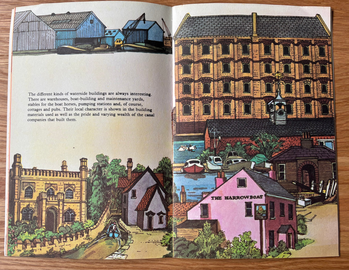 Peter Rice NARROW BOATS National Trust 1976 Dinosaur Publications ILLUSTRATED