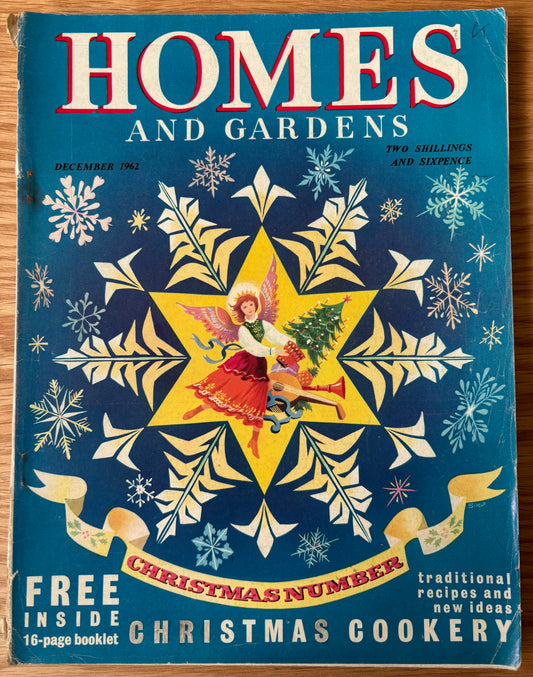 Val Biro HOMES AND GARDENS CHRISTMAS Magazine December 1962 ILLUSTRATED