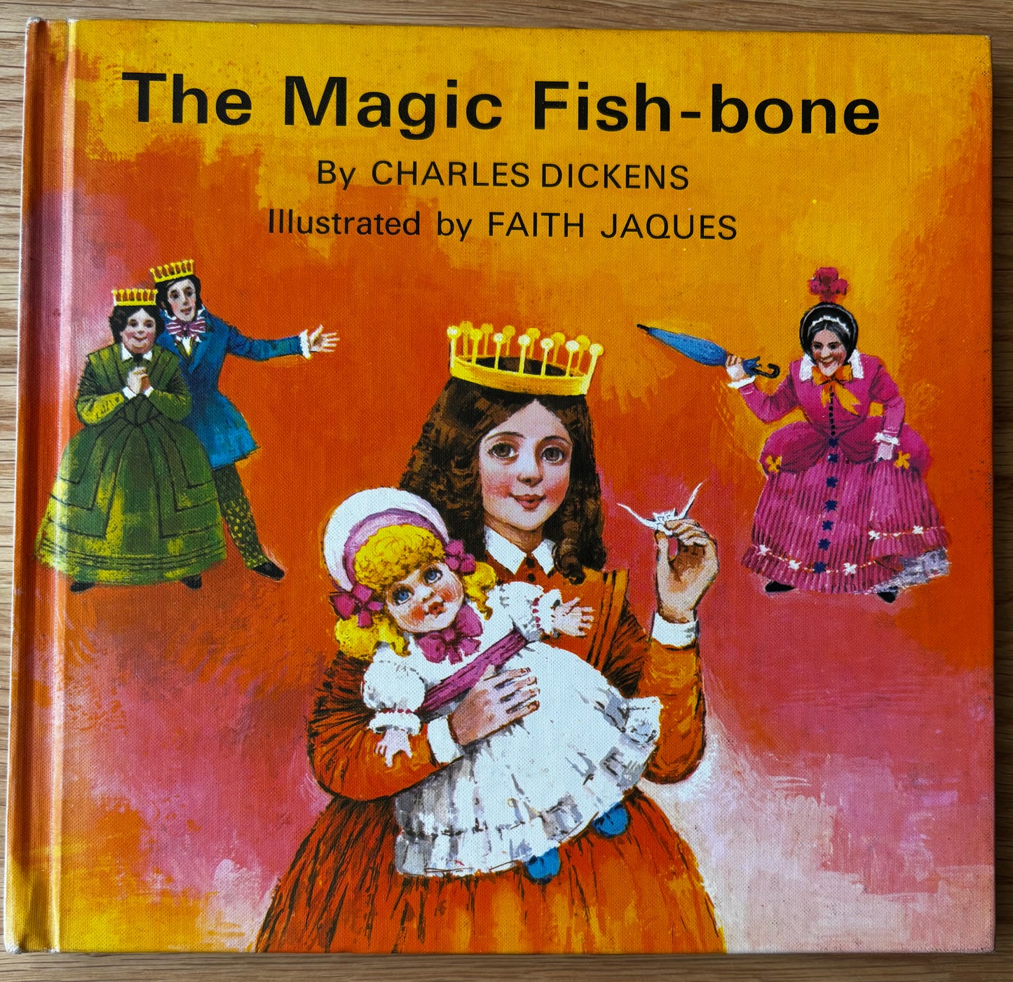Faith Jaques THE MAGIC FISH BONE Charles Dickens 1969 1st Thus USA Harvey House