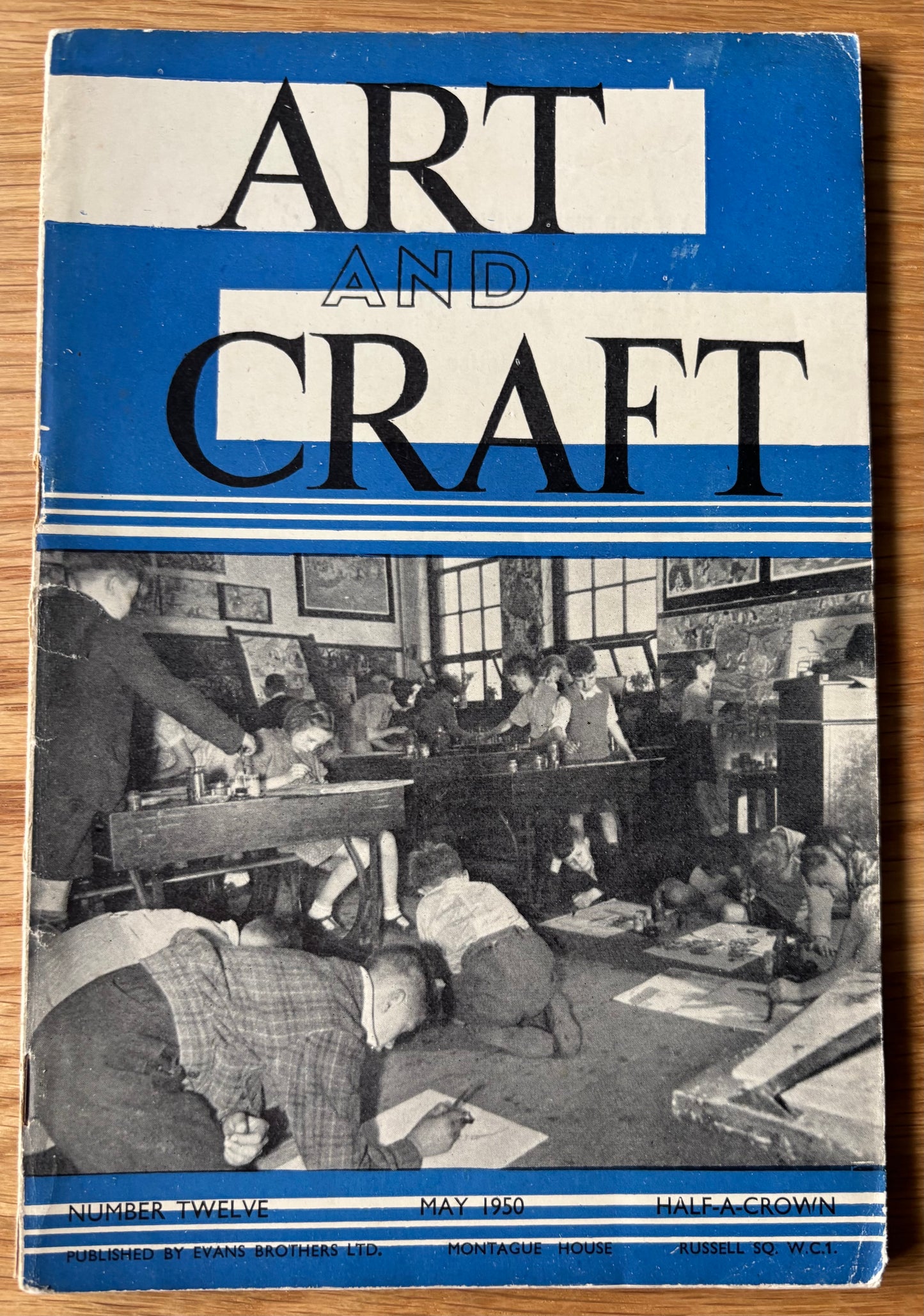 1950 ART AND CRAFT Patterns MAGAZINE CHILD EDUCATION May Design