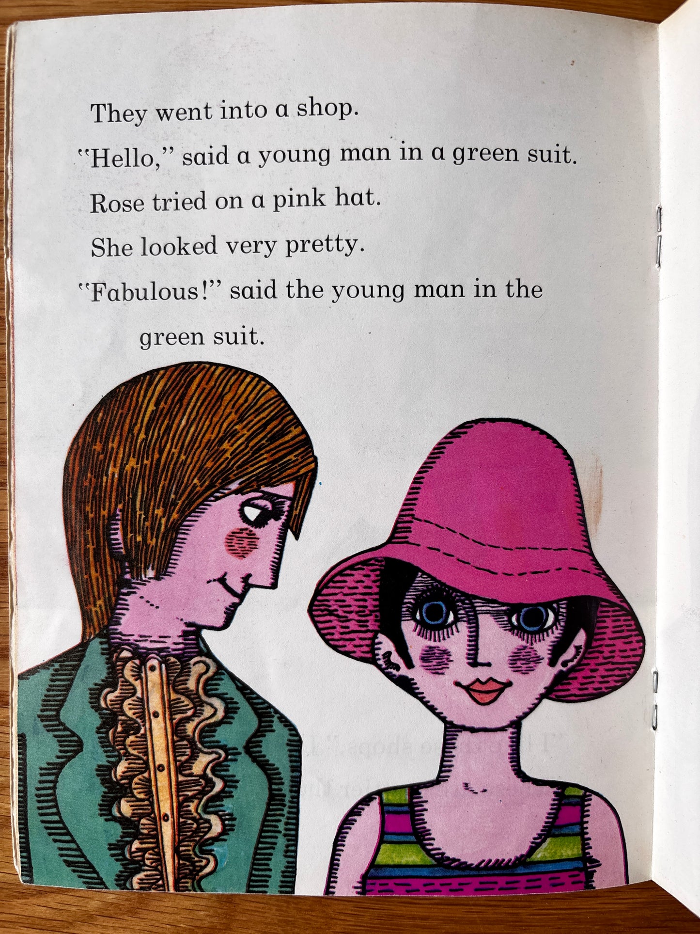 1970’s Joan Hickson THE FABULOUS HAT 1978 Puffin Easy Reader Book