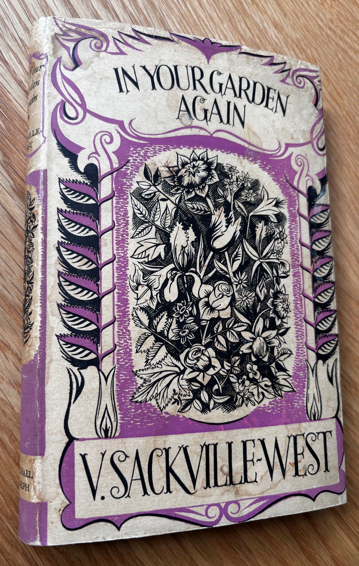 Vita Sackville West 1st Ed IN YOUR GARDEN AGAIN 1953 DJ Michael Joseph