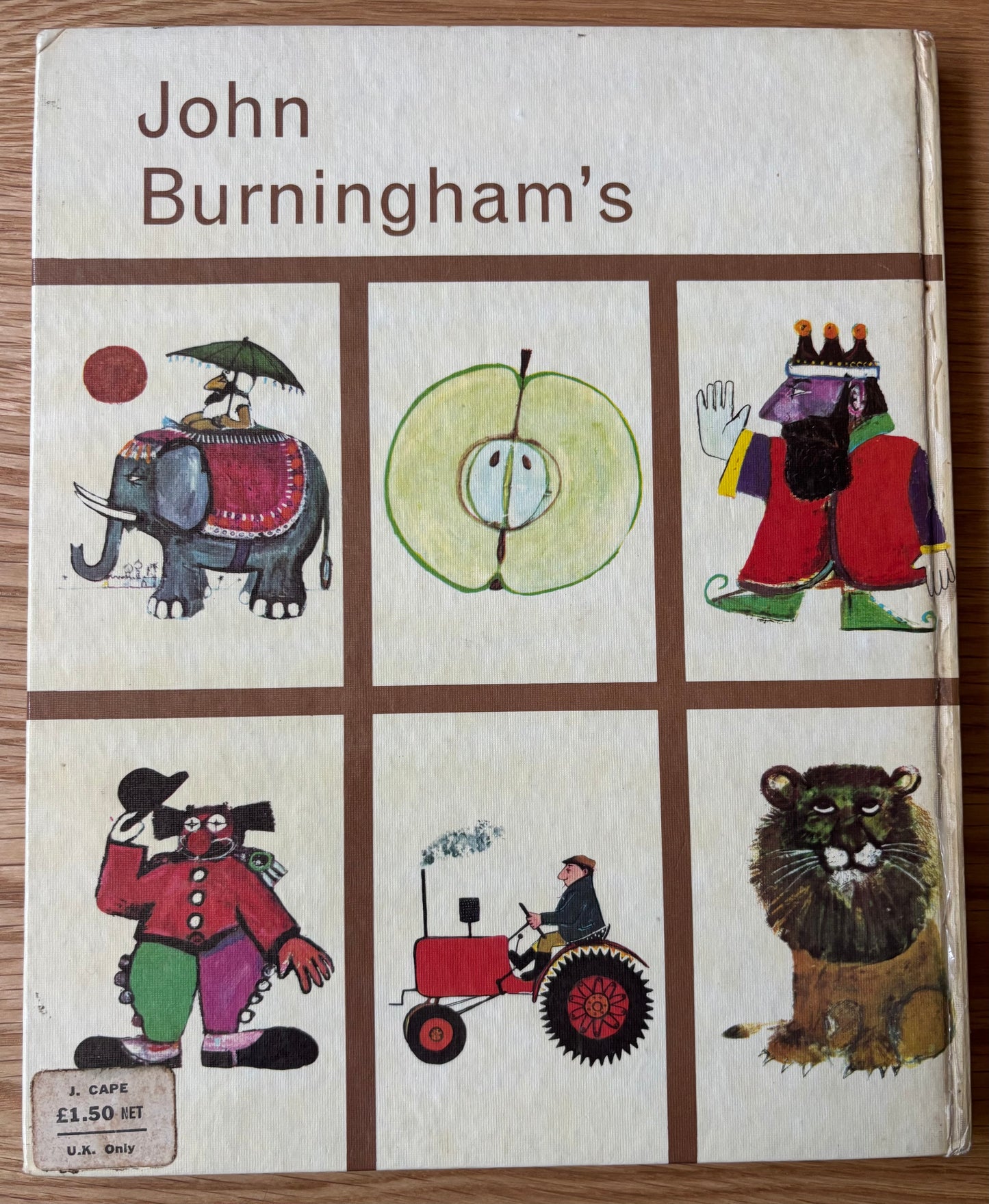 John Burningham ABC Jonathan Cape HB 1972 Reprint ILLUSTRATED