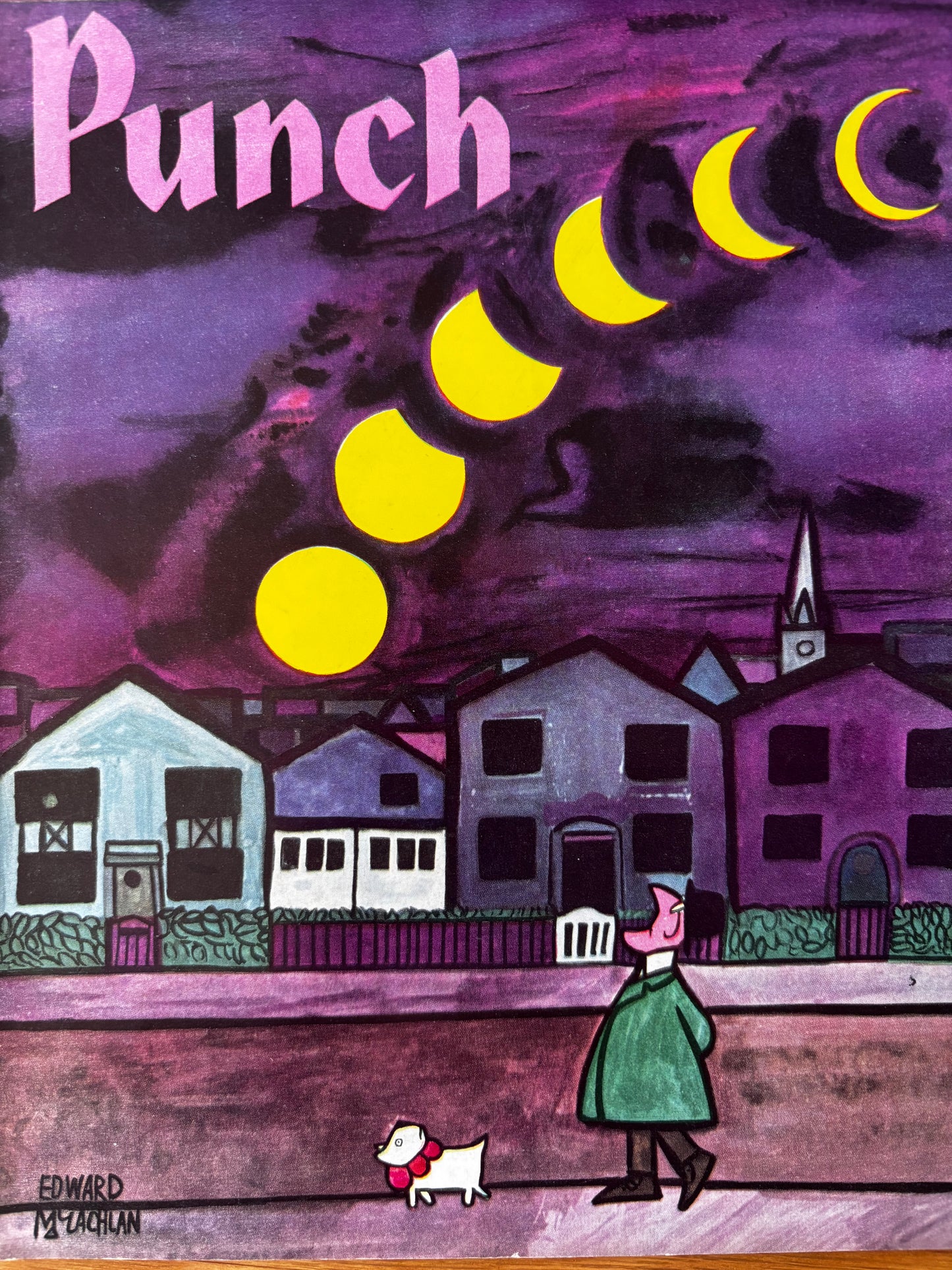 Ed McLachlan PUNCH MAGAZINE June 1965 60's ART ADVERTS CARTOONS