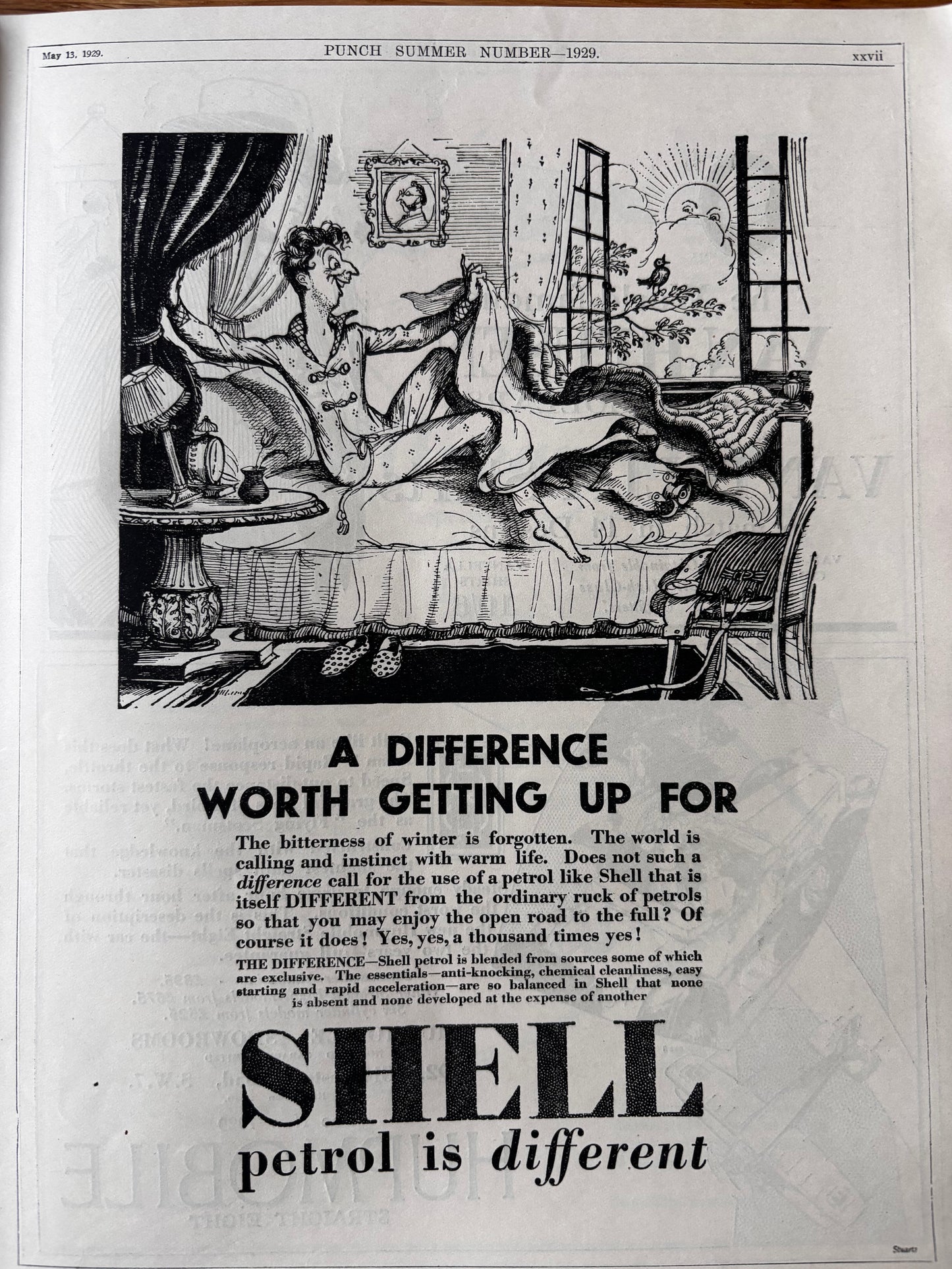 1920’s E H Shepard PUNCH MAGAZINE Summer Number May 1929 Adverts Fougasse