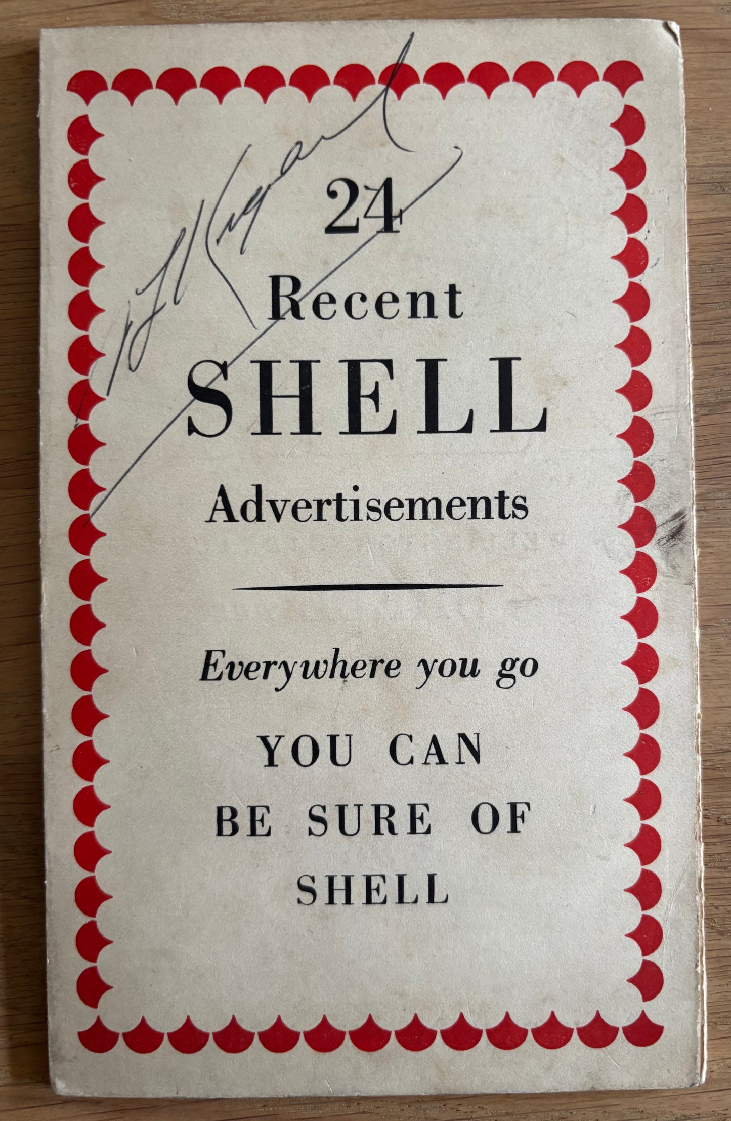 1930’s Edward Bawden 24 RECENT SHELL ADVERTISEMENTS Booklet Cartoons ILLUSTRATED
