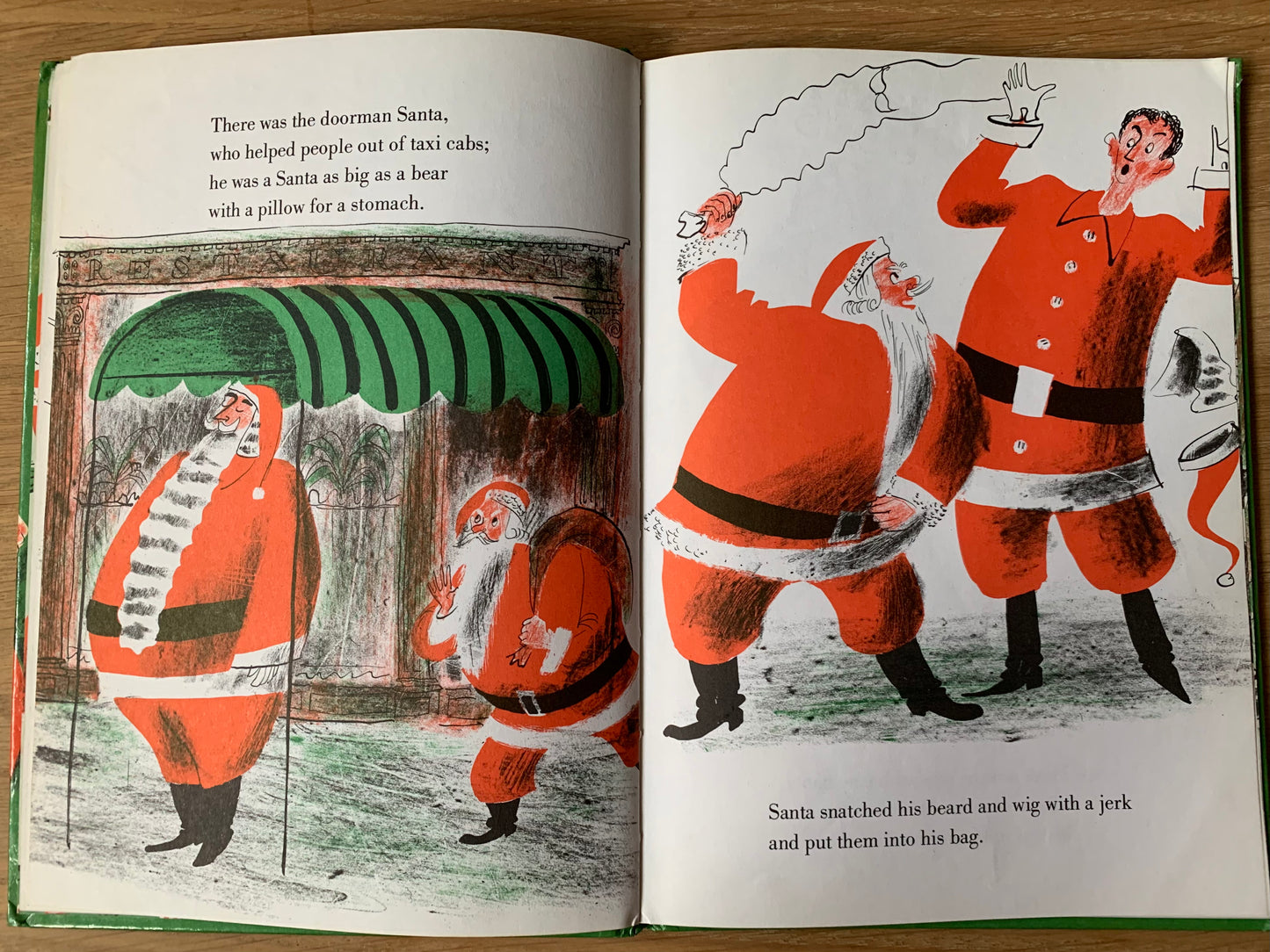 Roger Duvoisin ONE THOUSAND CHRISTMAS BEARDS 1978 2nd Imp SANTA CLAUS STORY