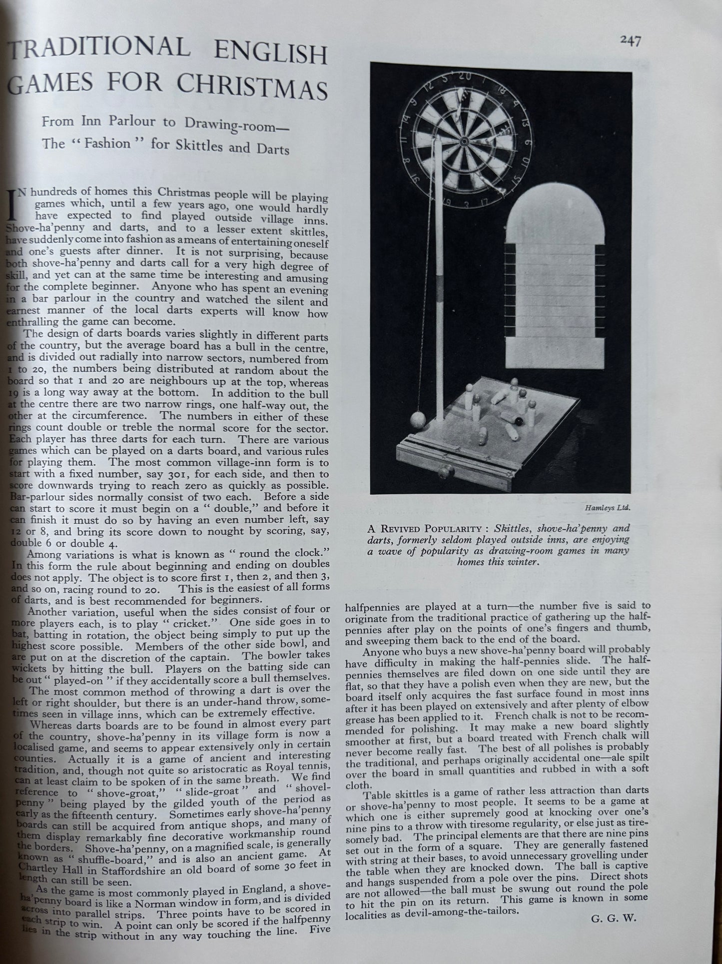 1930’s HOMES AND GARDENS Magazine December 1936 Illustrated ADVERTS