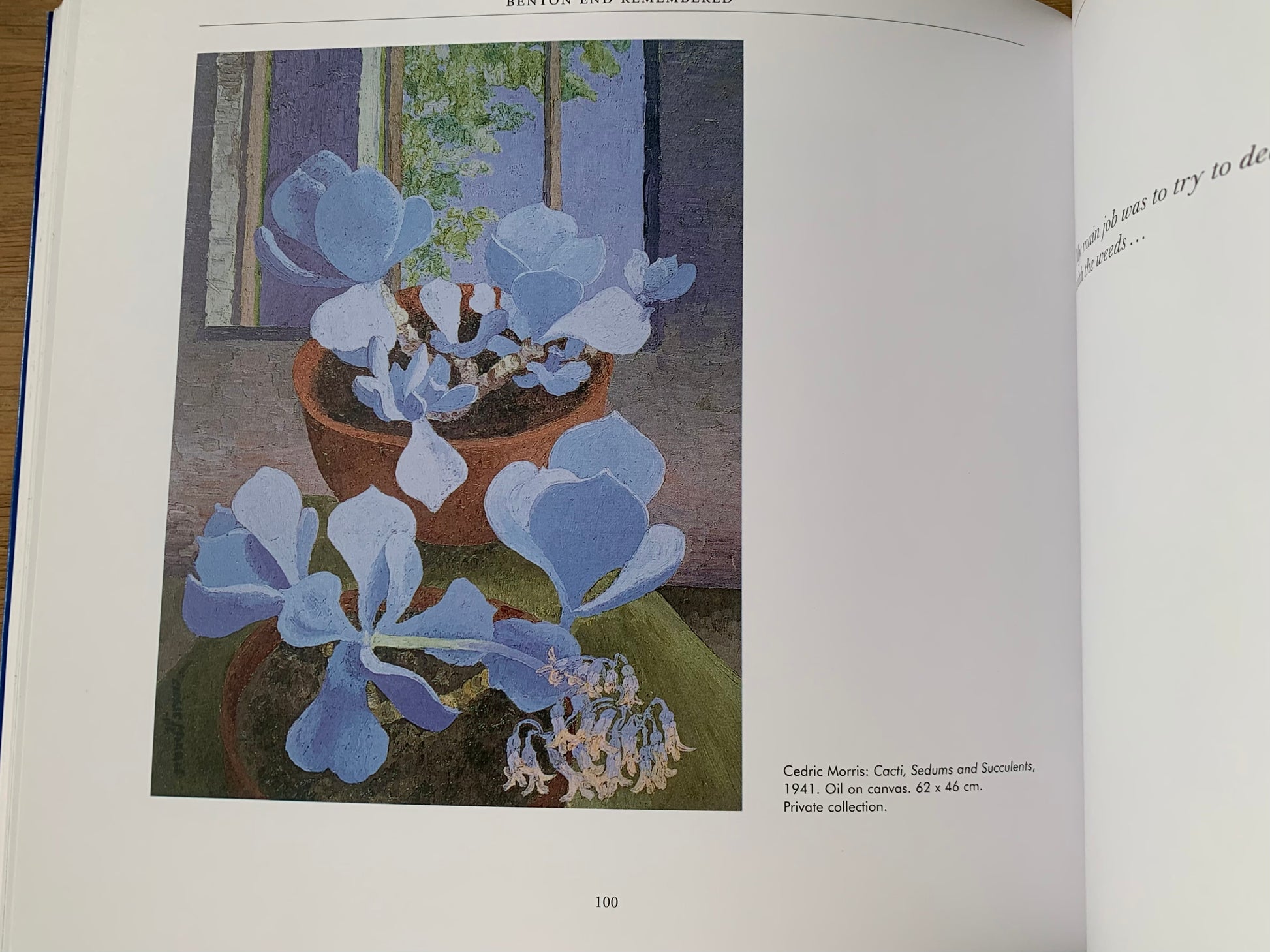 Cedric Morris BENTON END REMEMBERED Lett-Haines EAST ANGLIAN SCHOOL OF PAINTING - transpontinebooks