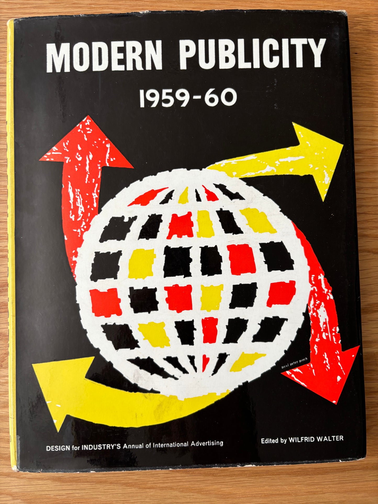 Paul Peter Piech MODERN PUBLICITY 1959- 60 No 29 DJ Graphic Art ADVERTISING