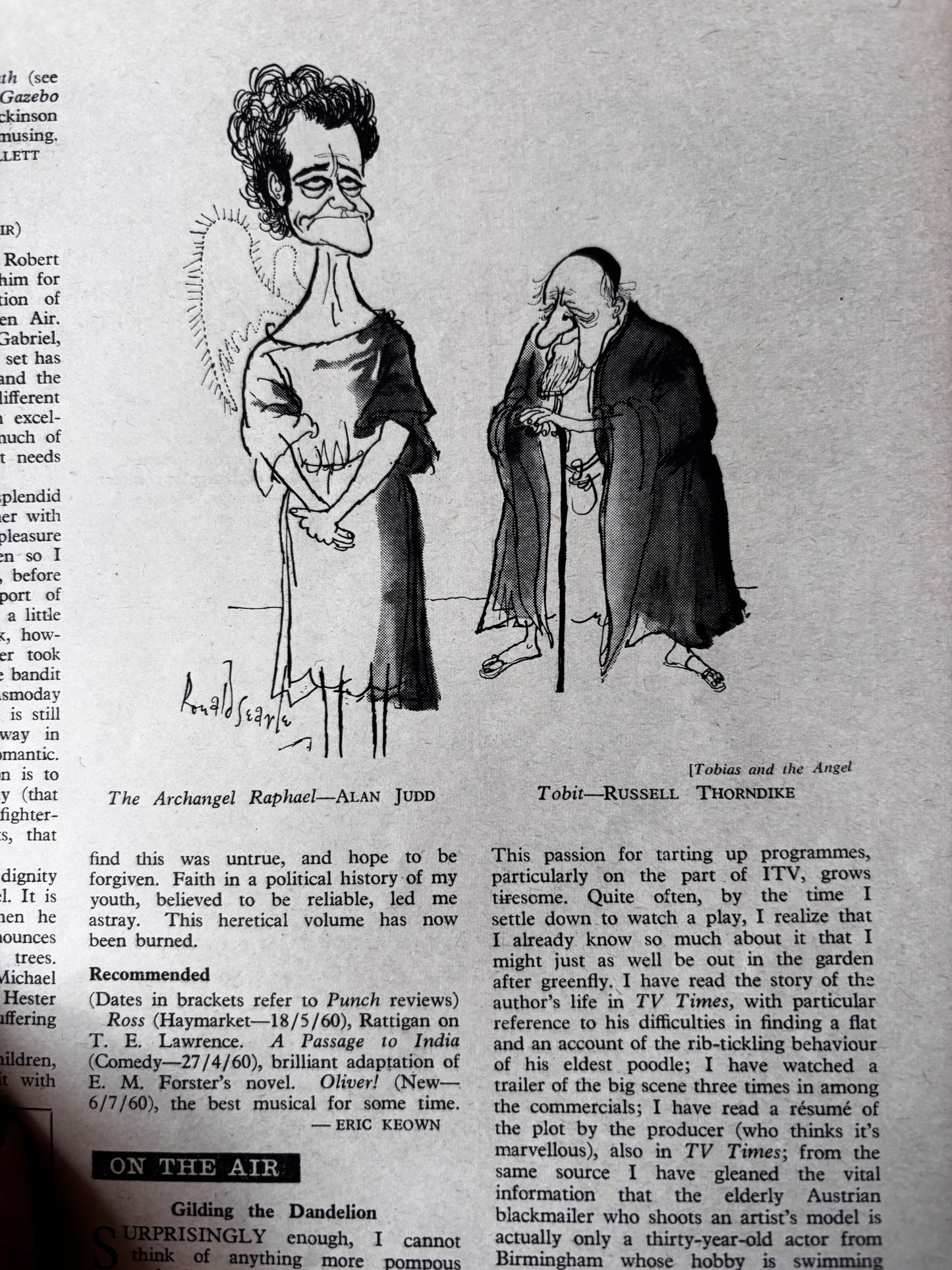 Leslie Wood PUNCH MAGAZINE July 27, 1960 VINTAGE CARS Guinness Advert