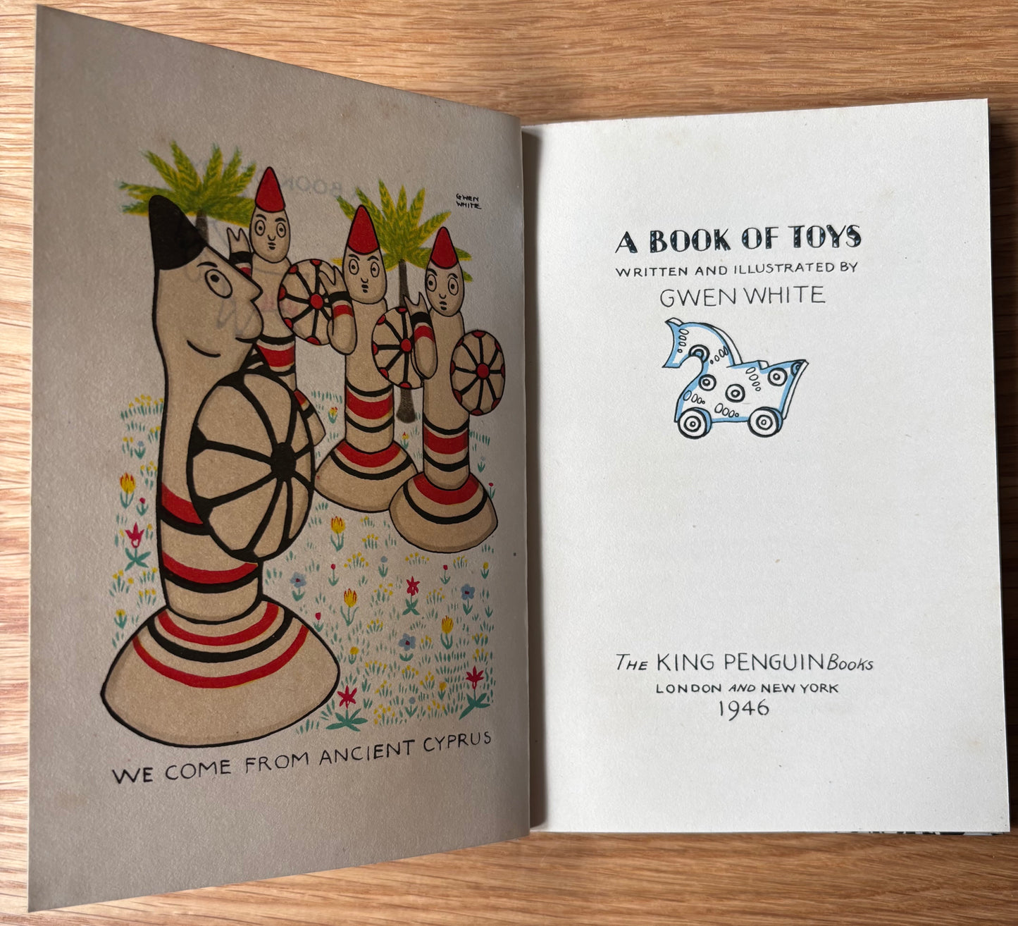 Gwen White A BOOK OF TOYS King Penguin KING PENGUIN Illustrated