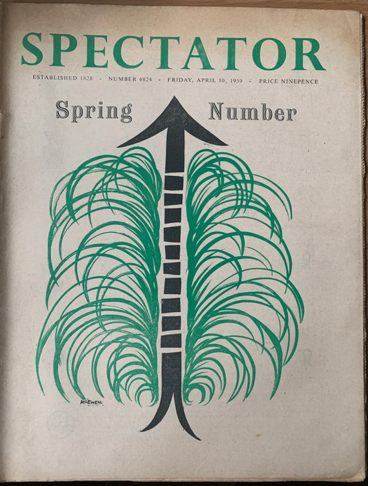 McEwen SPECTATOR SPRING NUMBER Magazine April 10, 1959 Trog Quentin Blake - transpontinebooks