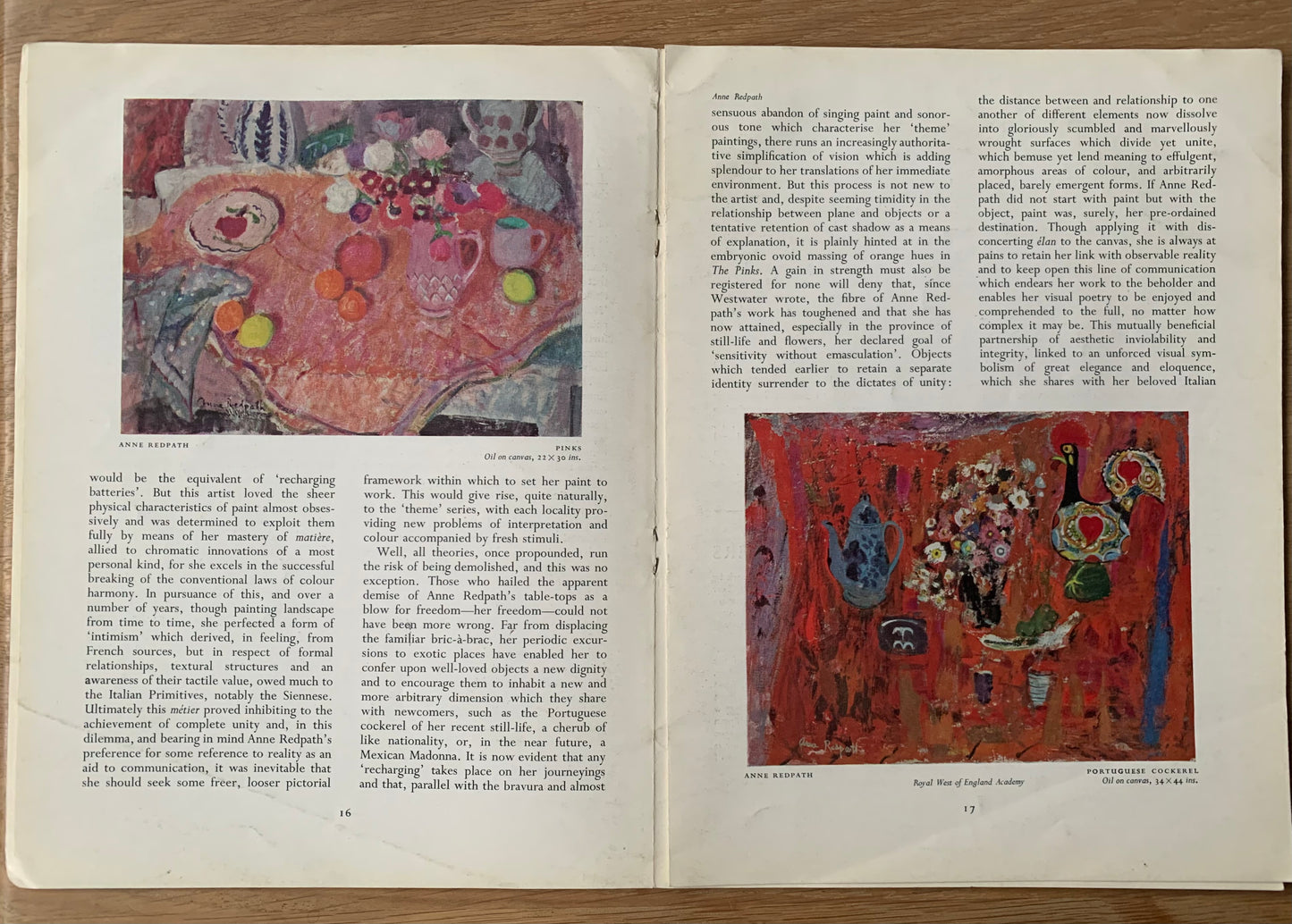 Anne Redpath SCOTTISH ART REVIEW 1963 John Quinton Pringle - transpontinebooks