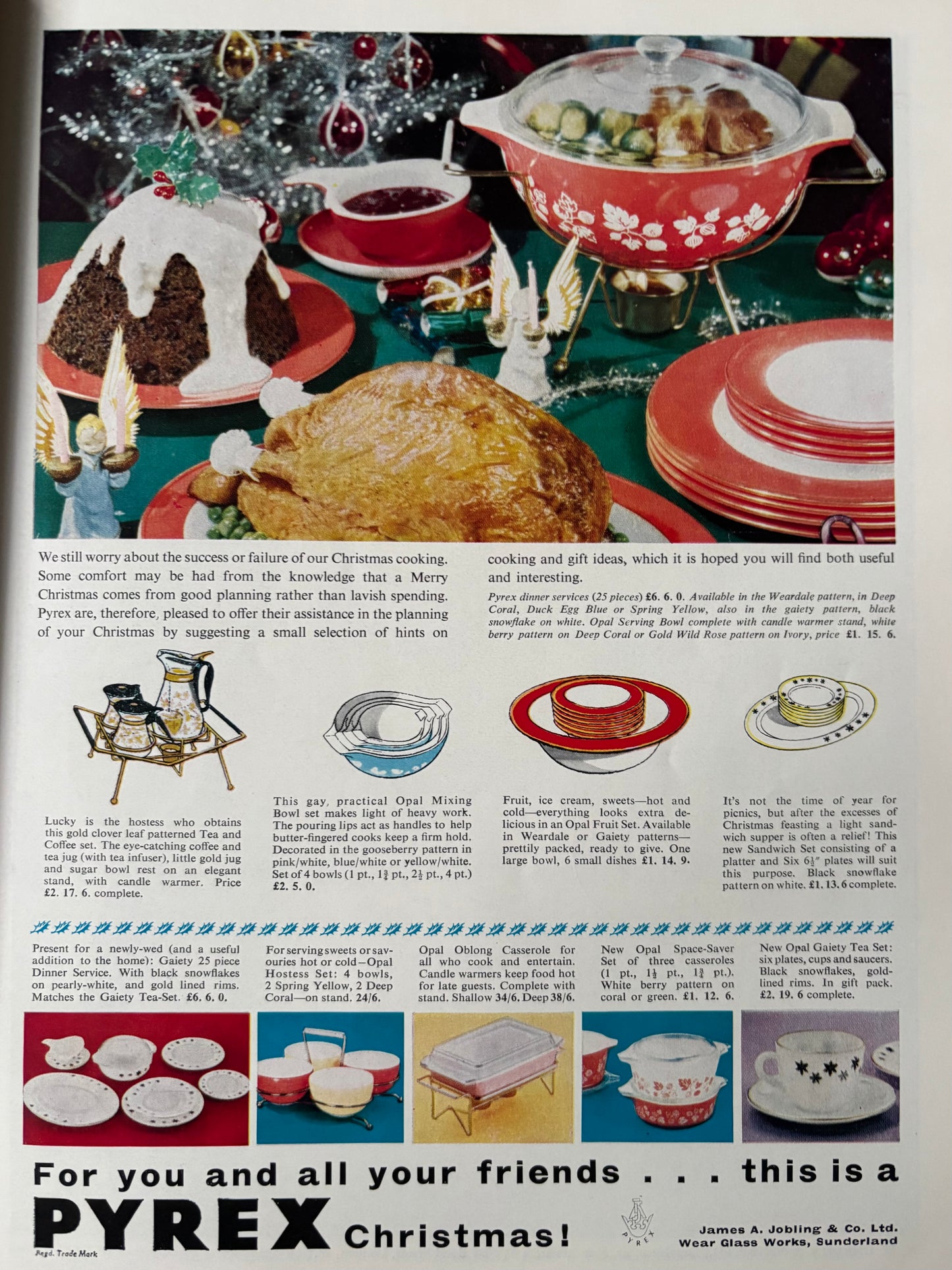 Audrey Stephenson HOMES AND GARDENS CHRISTMAS Magazine December 1960 ILLUSTRATED