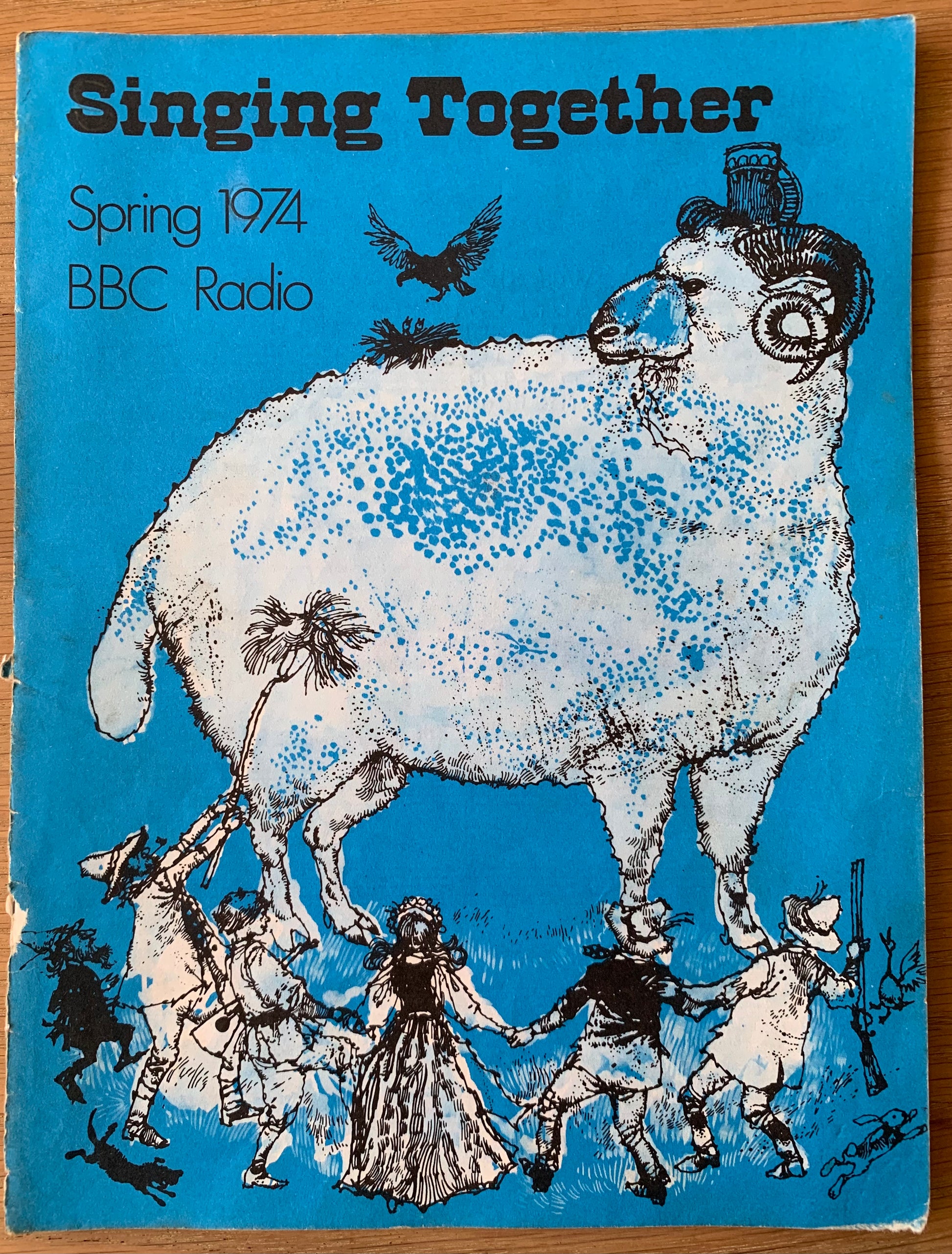 Victor Ambrus BBC Radio For Schools SINGING TOGETHER 1974 Spring DERBY RAM - transpontinebooks