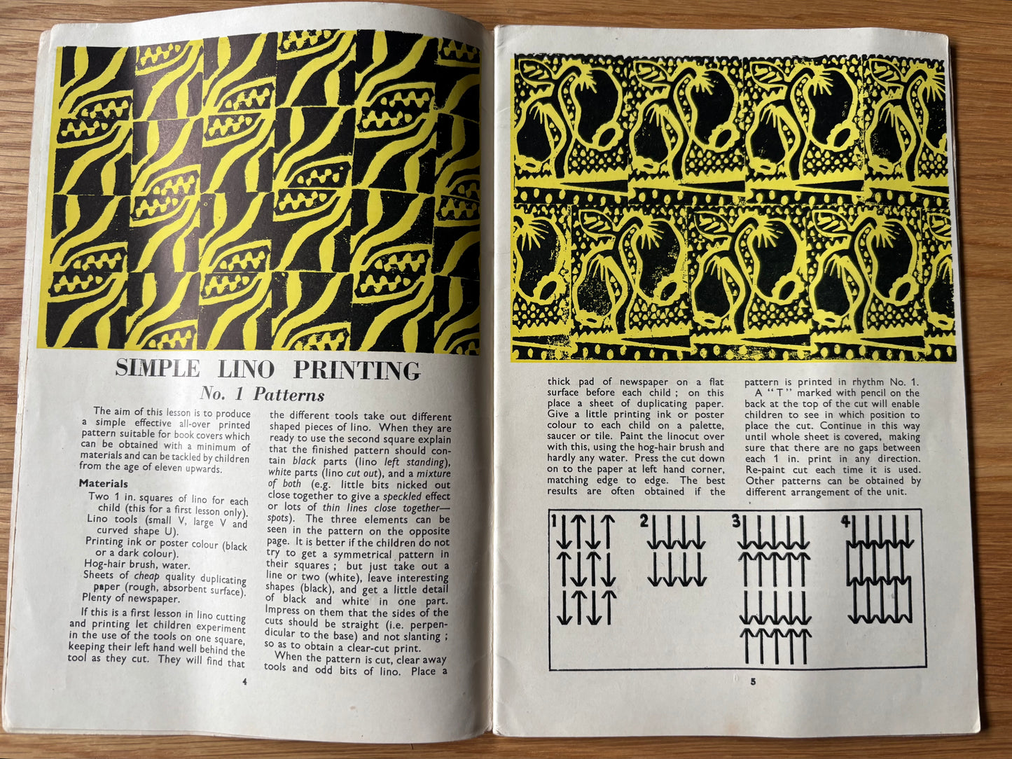1949 ART AND CRAFT MAGAZINE No 4 CHILD EDUCATION Activities Cut Paper