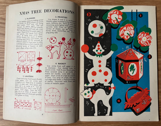ART AND CRAFT MAGAZINE November 1950 CHILD EDUCATION Christmas