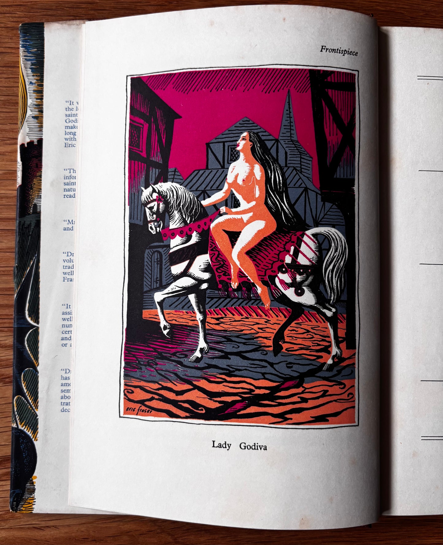 Eric Fraser ENGLISH LEGENDS 1952 Batsford Henry Bett ILLUS Myths Demons