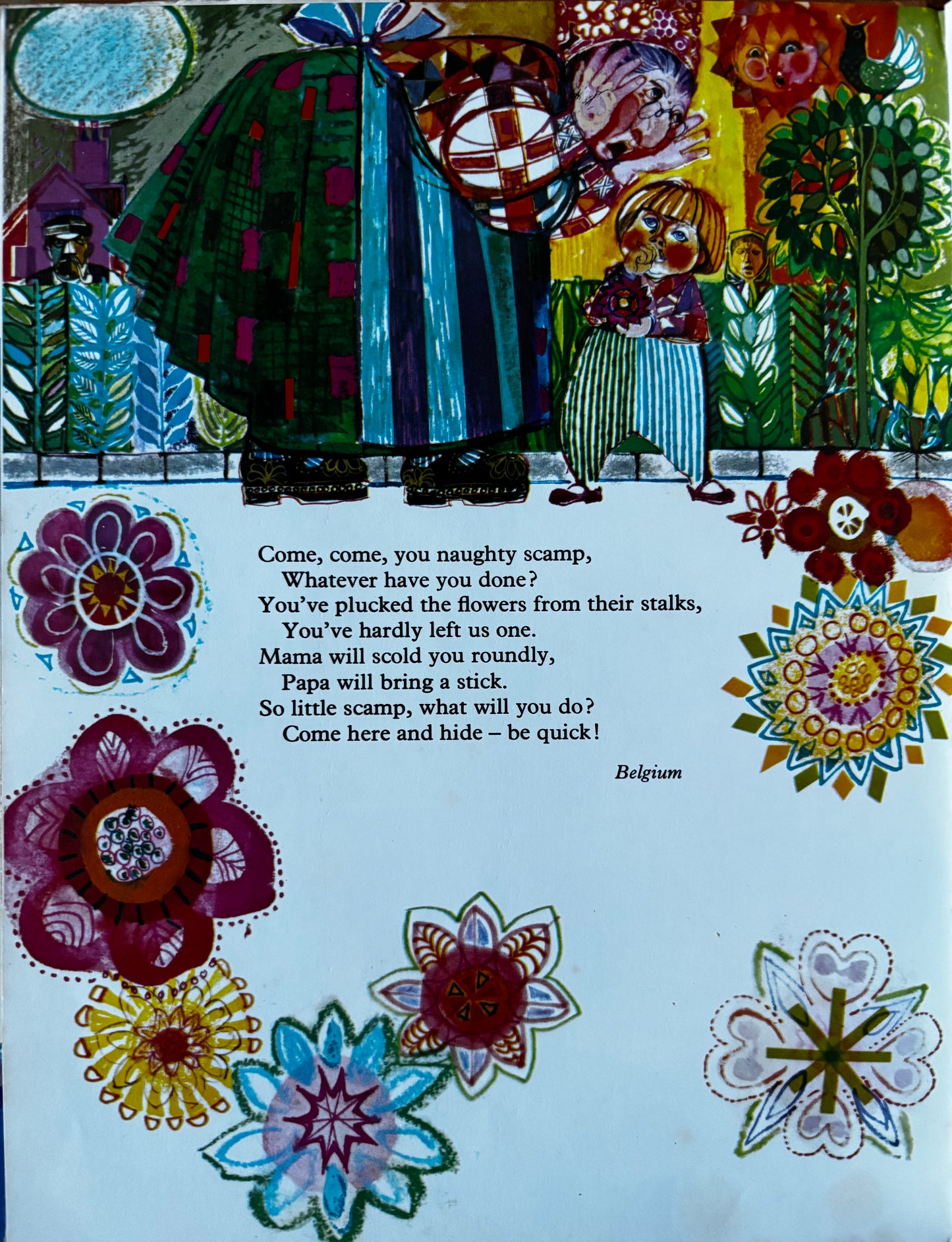 Trevor Stubley MOTHER GOOSE ABROAD 1st DJ HB 1974 Nicholas Tucker Signed Nursery Rhymes