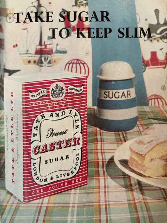 1950’s TATE & LYLE Take Sugar To Keep Slim Leaflet