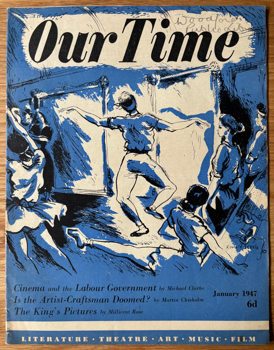 Ronald Searle OUR TIME Magazine January 1947 Artist- Craftsman 1940’s Barnett Freedman