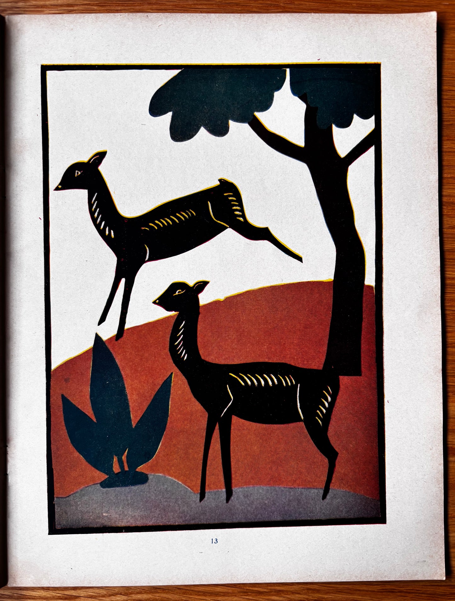 Vintage ART AND CRAFT EDUCATION CHRISTMAS MAGAZINE January 1955 School Crafts CHILD