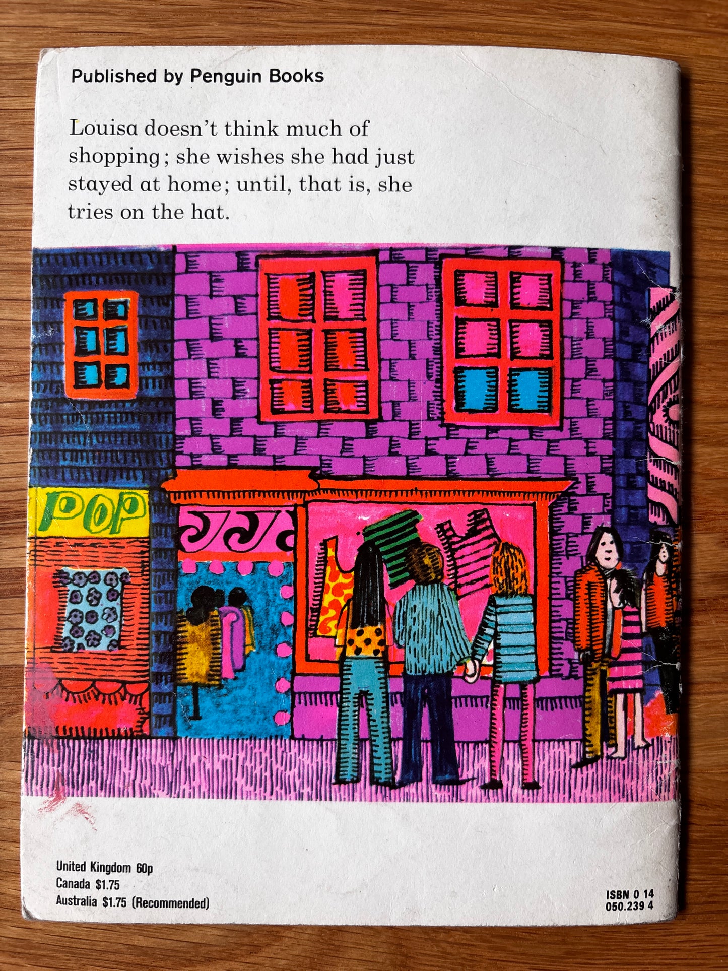 1970’s Joan Hickson THE FABULOUS HAT 1978 Puffin Easy Reader Book