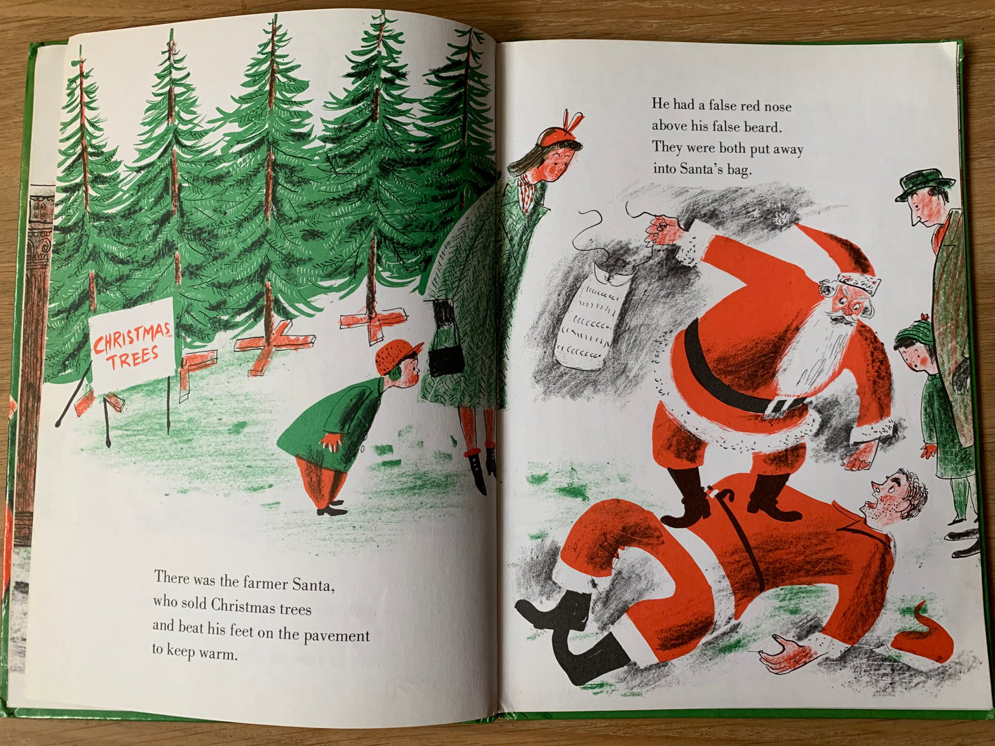 Roger Duvoisin ONE THOUSAND CHRISTMAS BEARDS 1978 2nd Imp SANTA CLAUS STORY