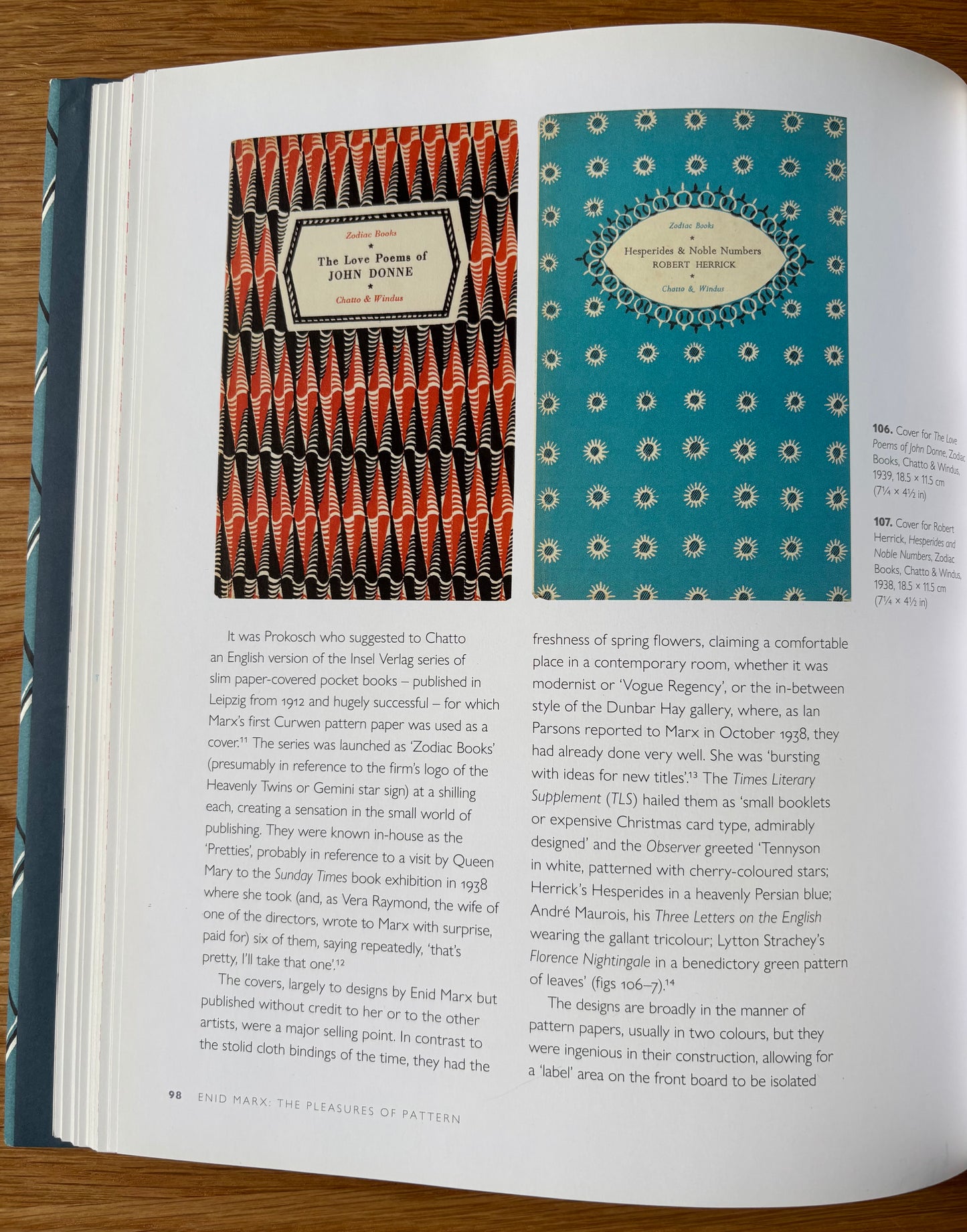 ENID MARX The Pleasure Of Pattern HB DJ 2018 1st Ed Alan Powers