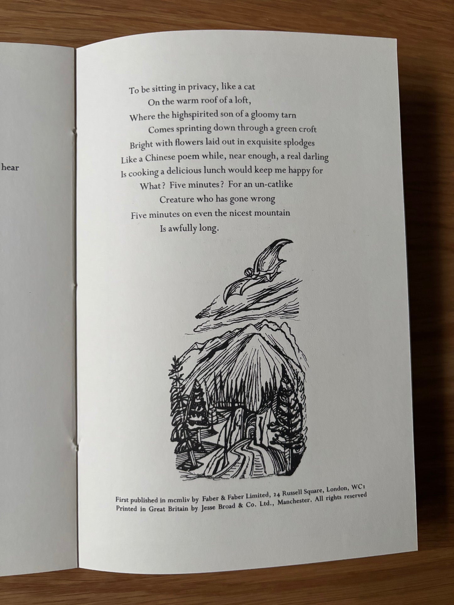 Edward Bawden THE ARIEL POEMS W H AUDEN Mountains Illustrated FABER