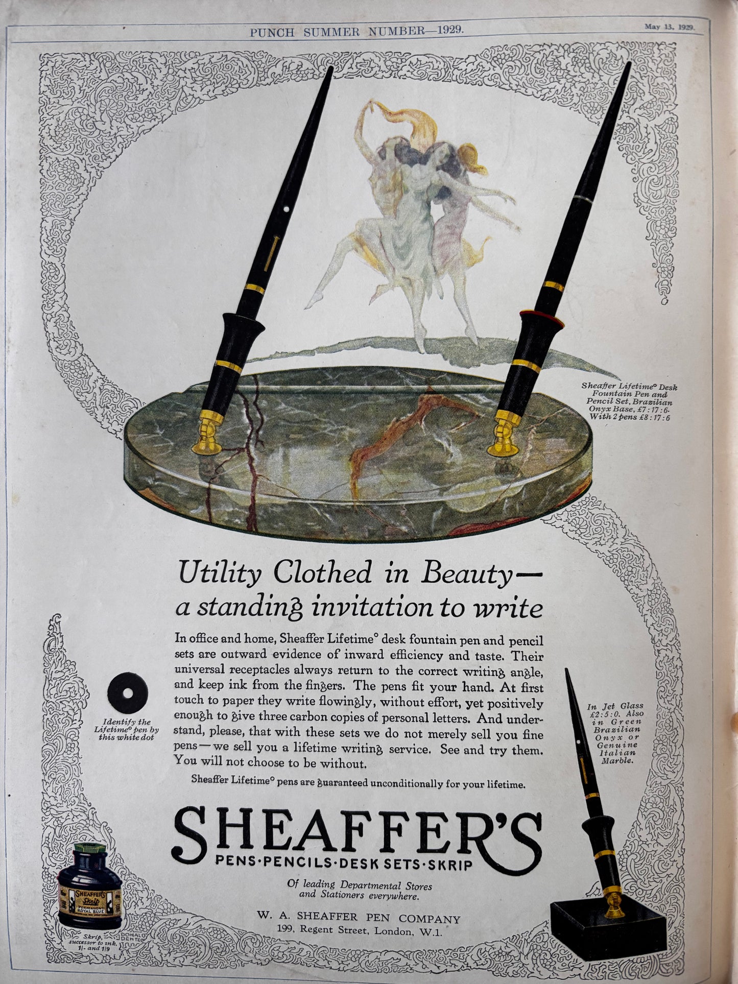 1920’s E H Shepard PUNCH MAGAZINE Summer Number May 1929 Adverts Fougasse