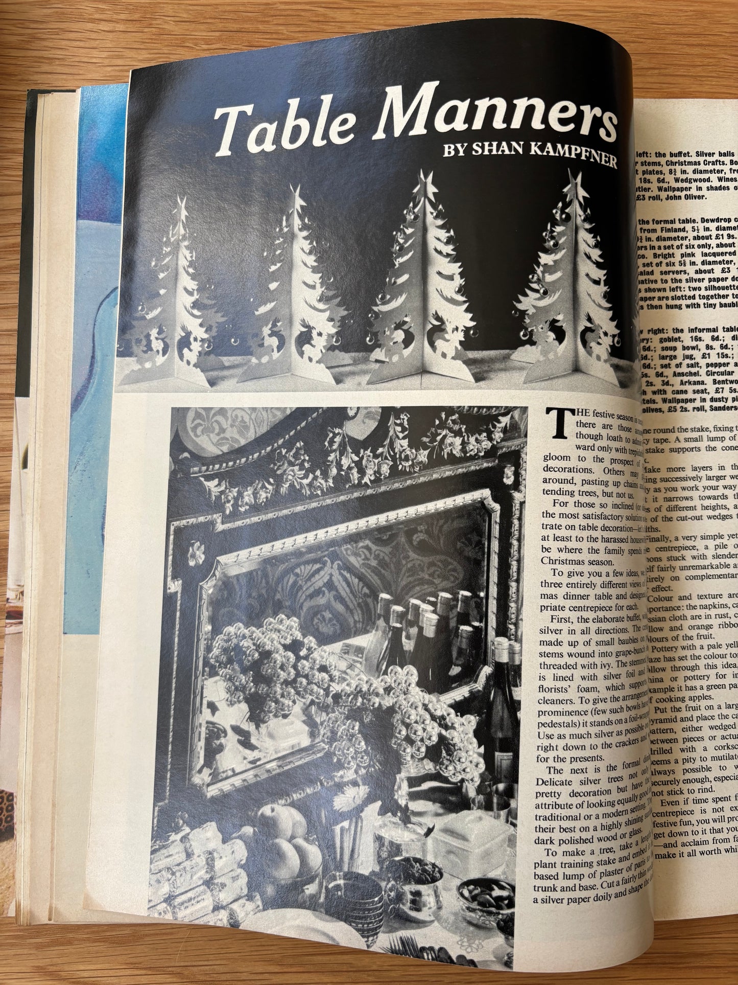 HOMES AND GARDENS Magazine December 1969 Illustrated ADVERTS Christmas