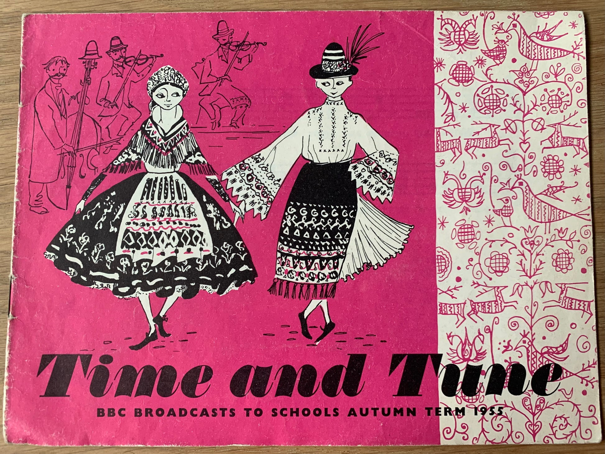 Sheila Whitby TIME & TUNE BBC Broadcasts to Schools Summer 1955 ILLUSTRATED - transpontinebooks