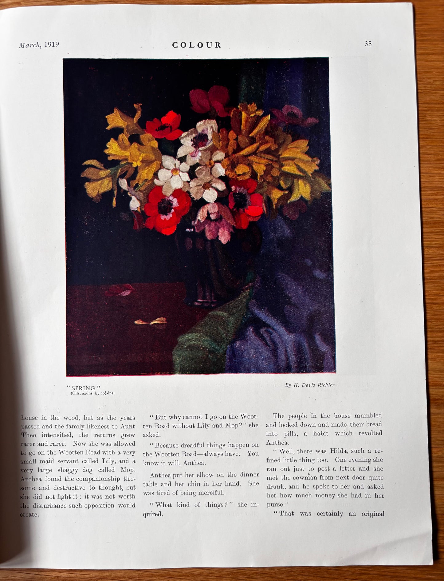 Hal Hurst COLOUR MAGAZINE March 1919 ADVERTS ART McKnight Kauffer Illustrated