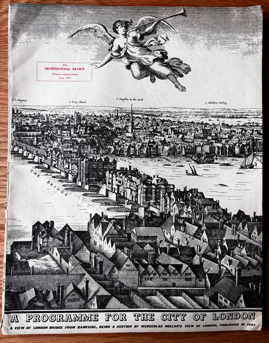 THE ARCHITECTURAL REVIEW June1945 Anna Zinkeisen Edward Bawden Adverts