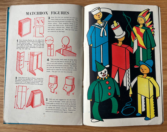 1949 ART AND CRAFT MAGAZINE No 5 CHILD EDUCATION Activities Cut Paper